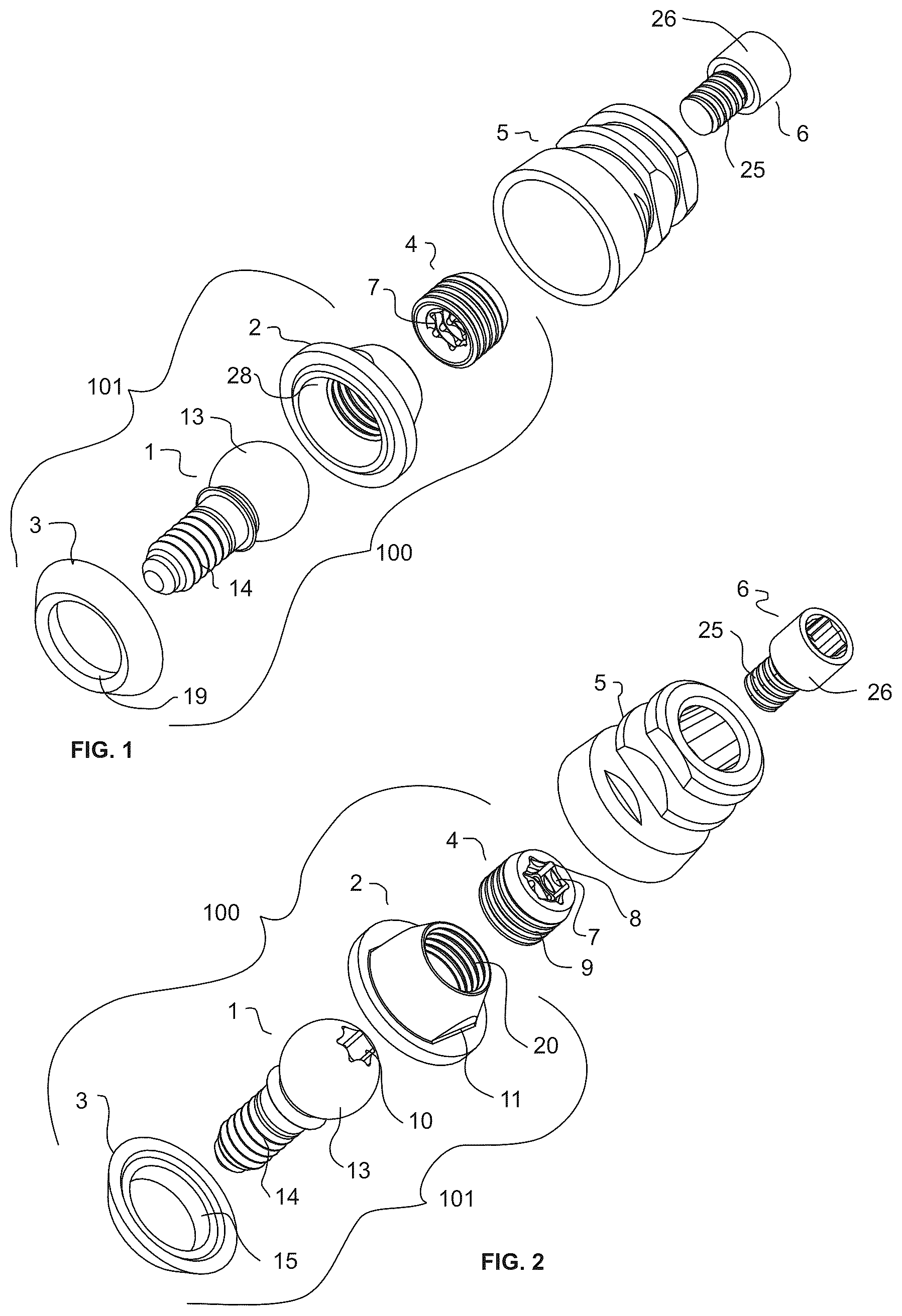 Patent US12303352 — Omni-directional multi-unit abutment dental systems — Figure 1