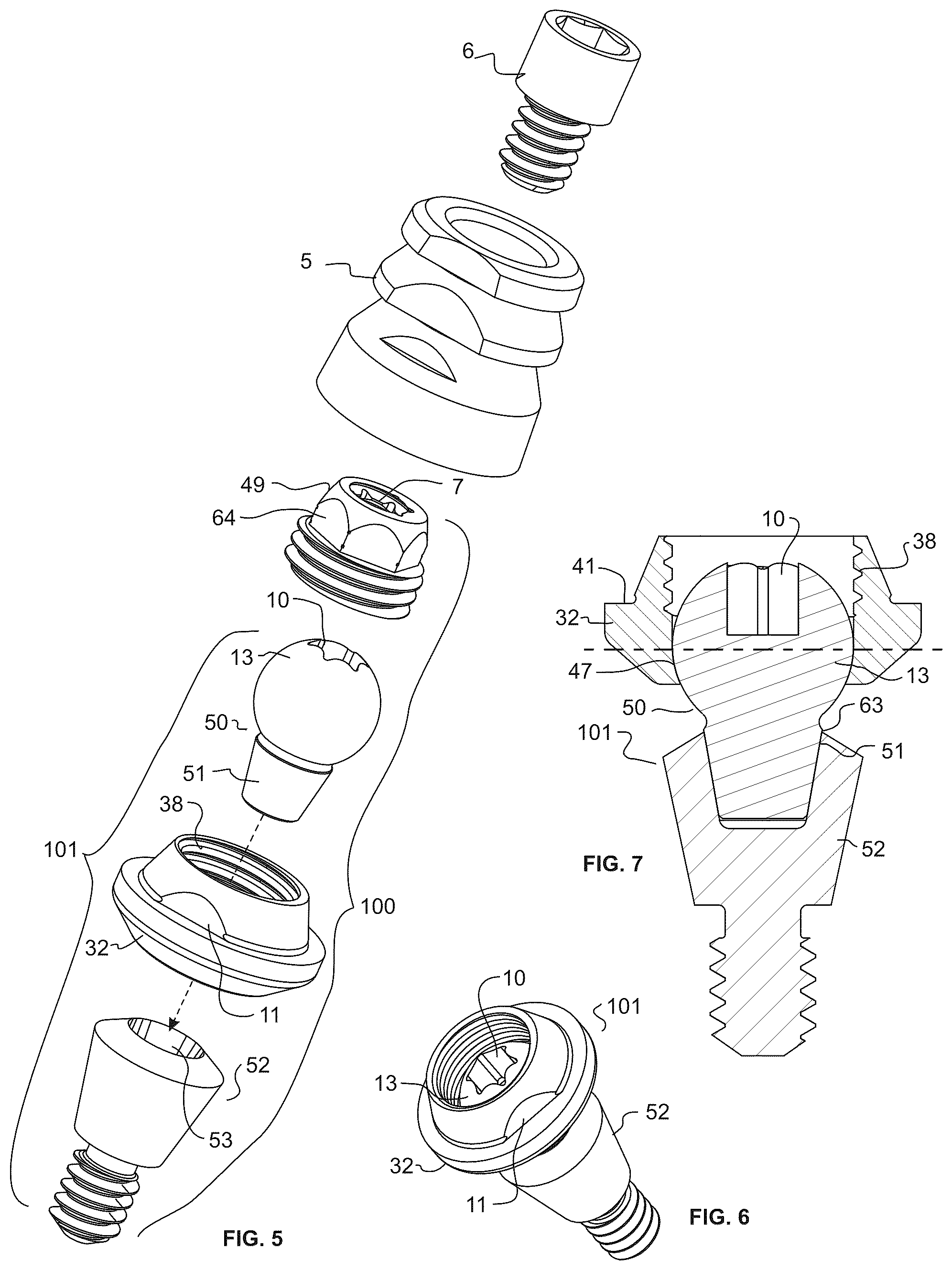 Patent US12303352 Figure 3 – Omni-directional multi-unit abutment dental systems
