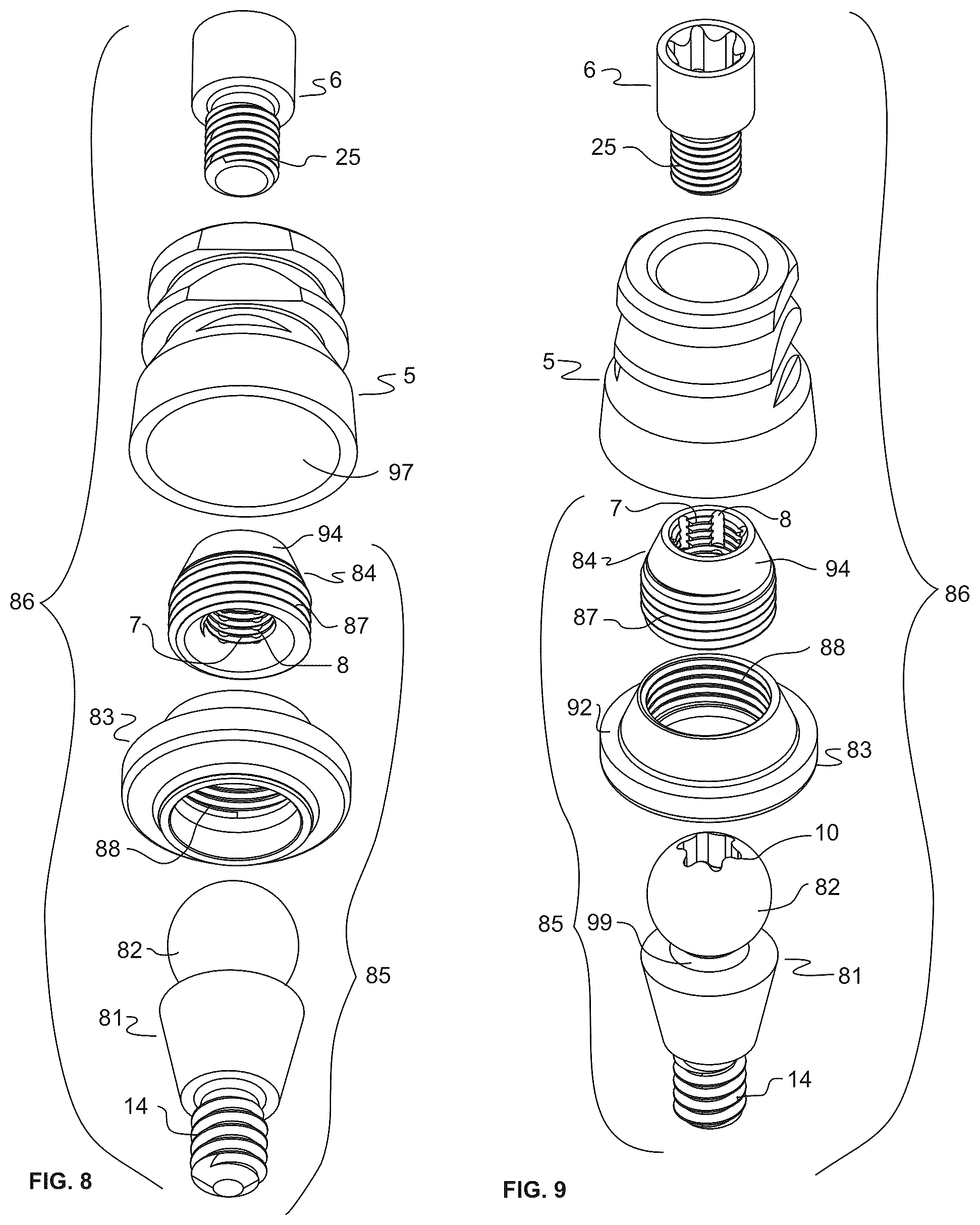 Patent US12303352 Figure 4 – Omni-directional multi-unit abutment dental systems