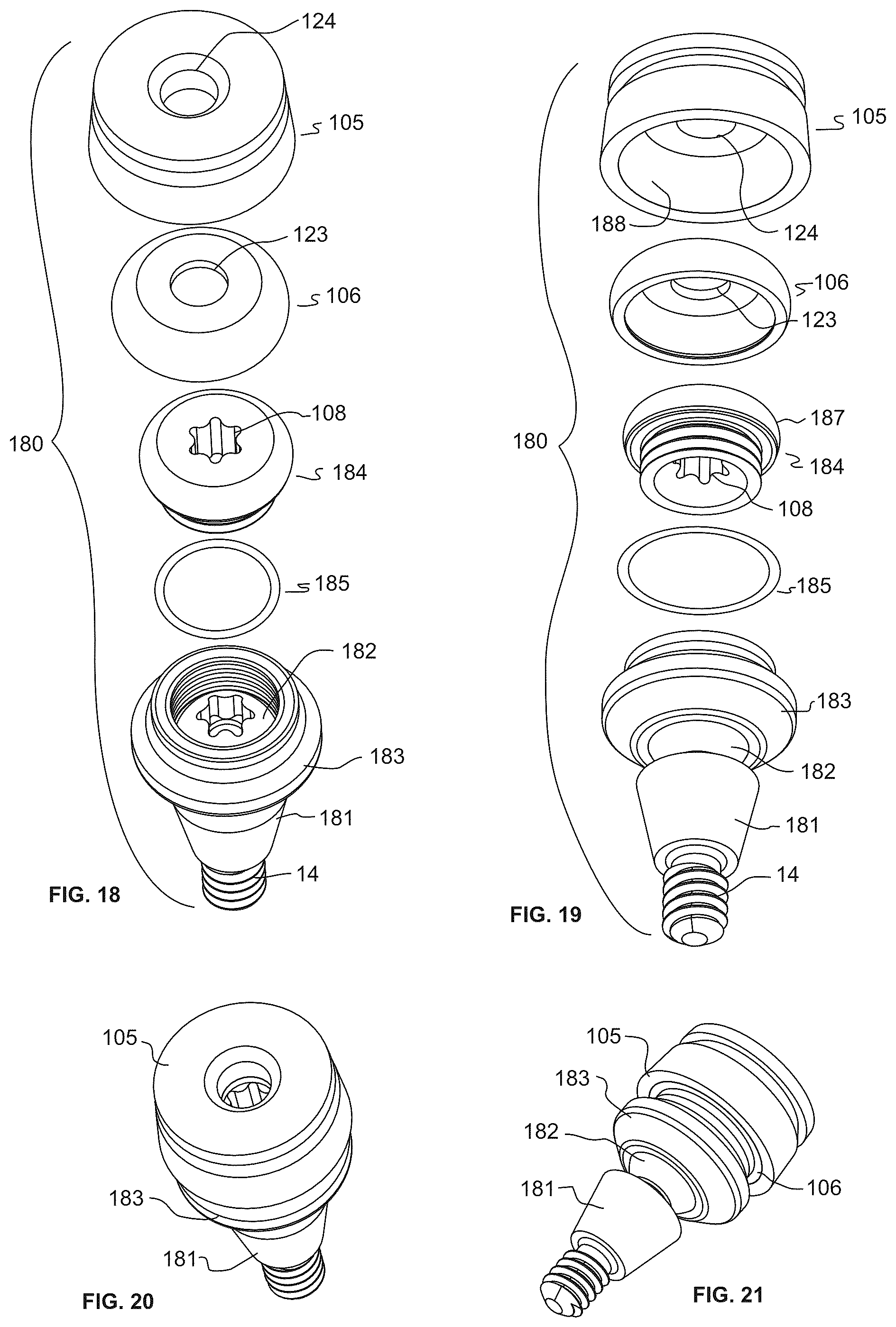 Patent US12303352 Figure 9 – Omni-directional multi-unit abutment dental systems