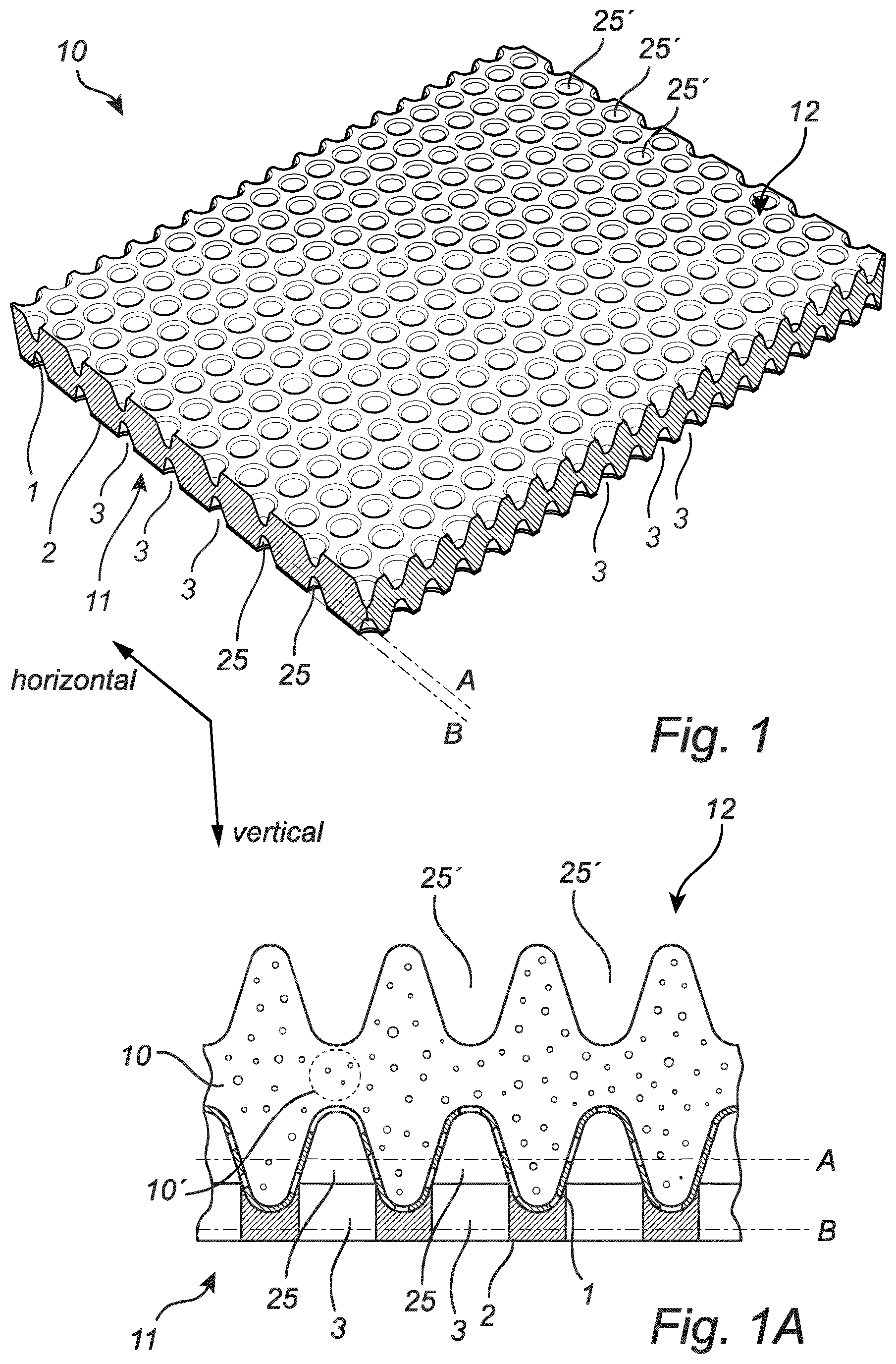 Patent US12303358 Figure 1 – Double coating for wound dressings