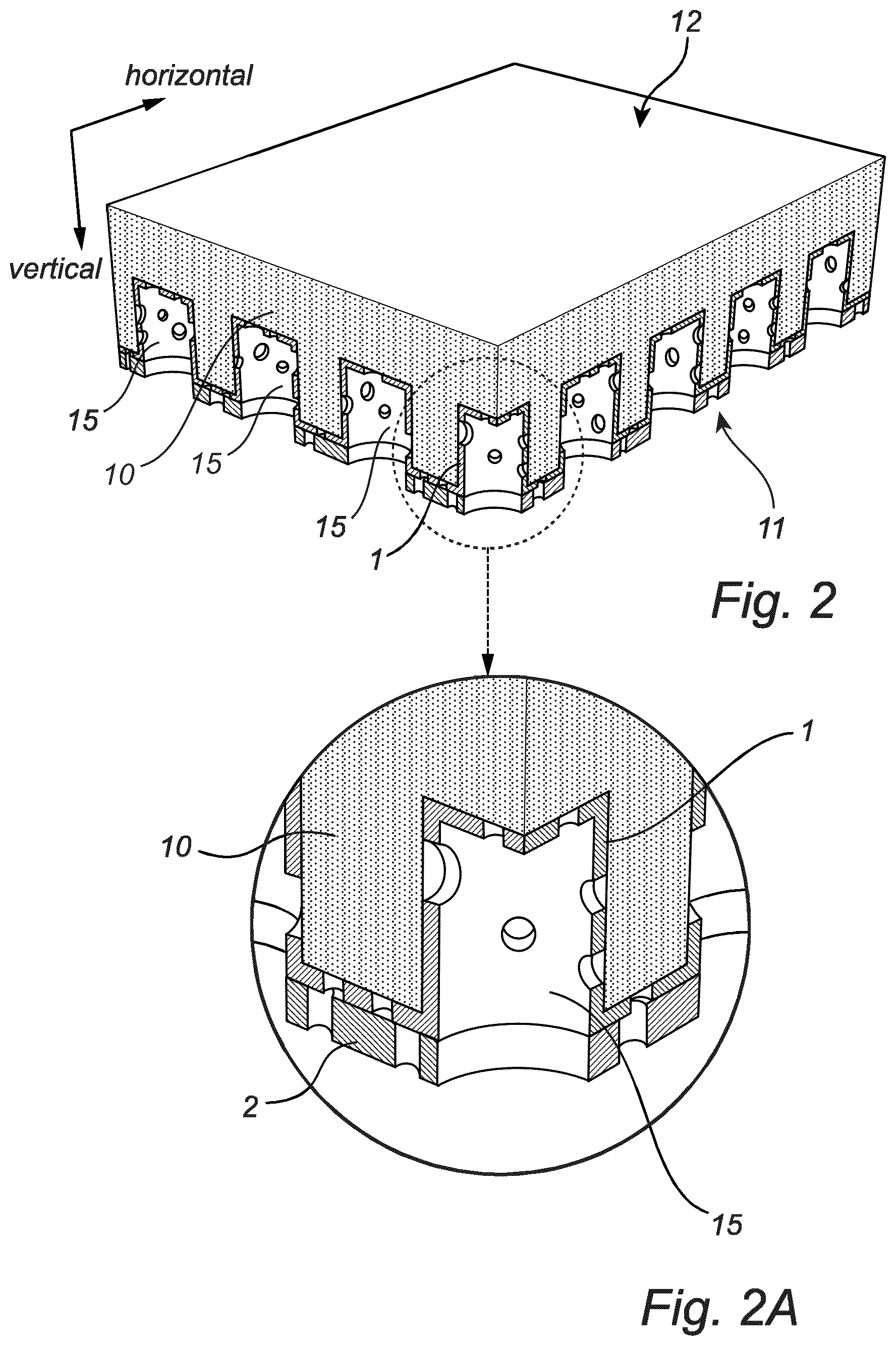 Patent US12303358 Figure 3 – Double coating for wound dressings