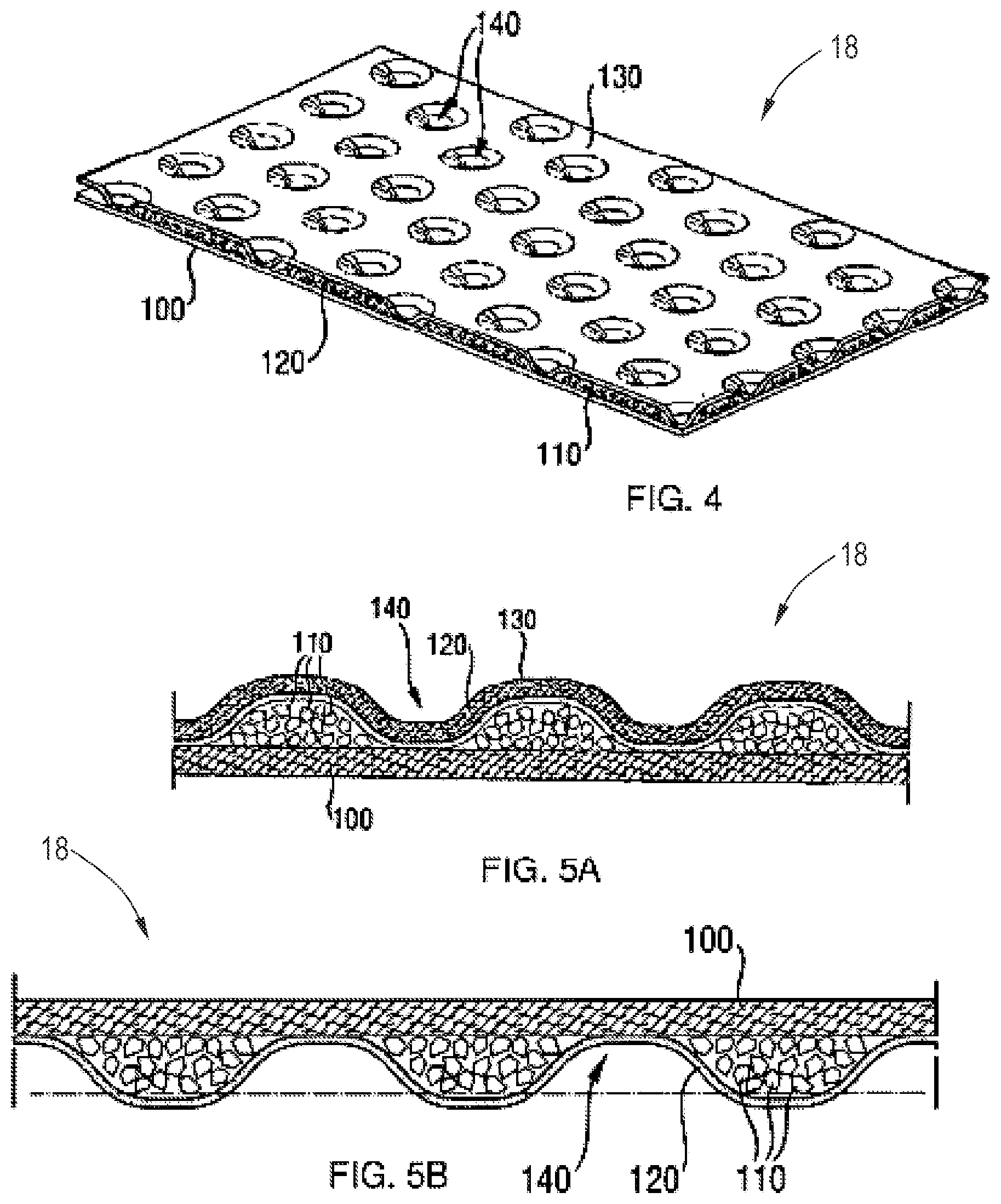 Patent US12303359 Figure 4 – Layer for absorbent article