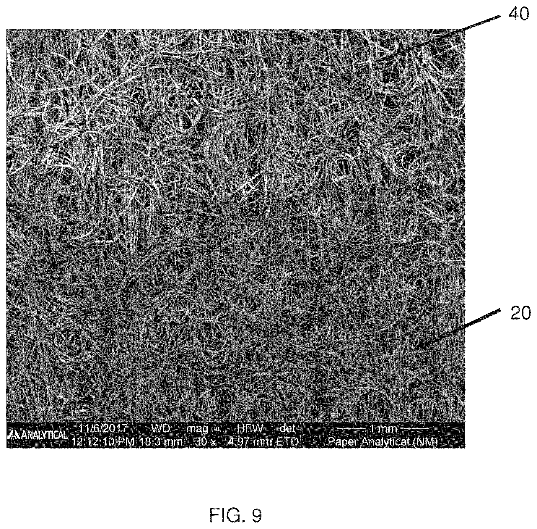 Patent US12303359 Figure 8 – Layer for absorbent article