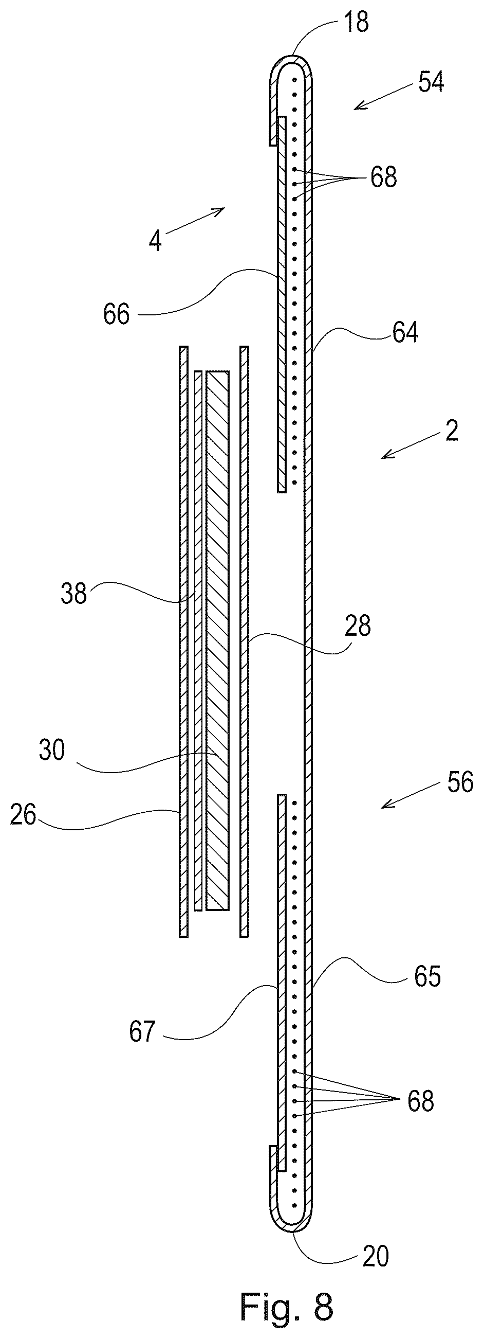 Patent US12303360 Figure 8 – Nonwoven webs with visually discernible patterns and improved texture perception