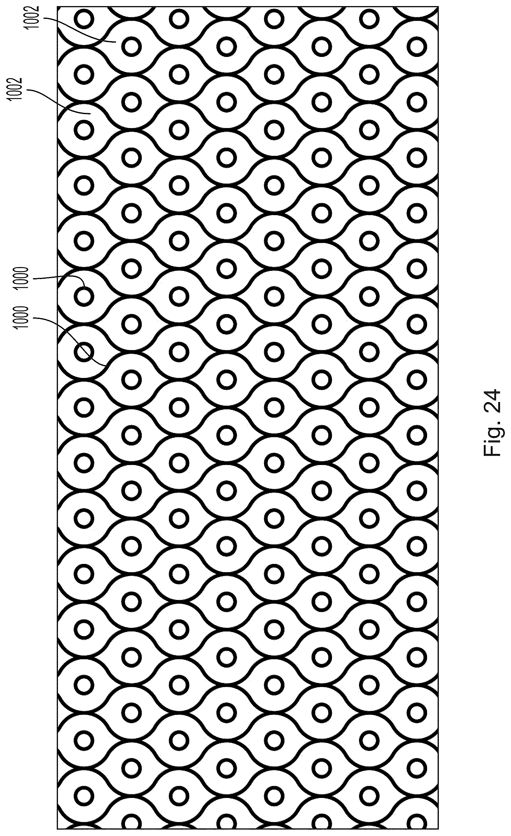 Patent US12303360 Figure 19 – Nonwoven webs with visually discernible patterns and improved texture perception