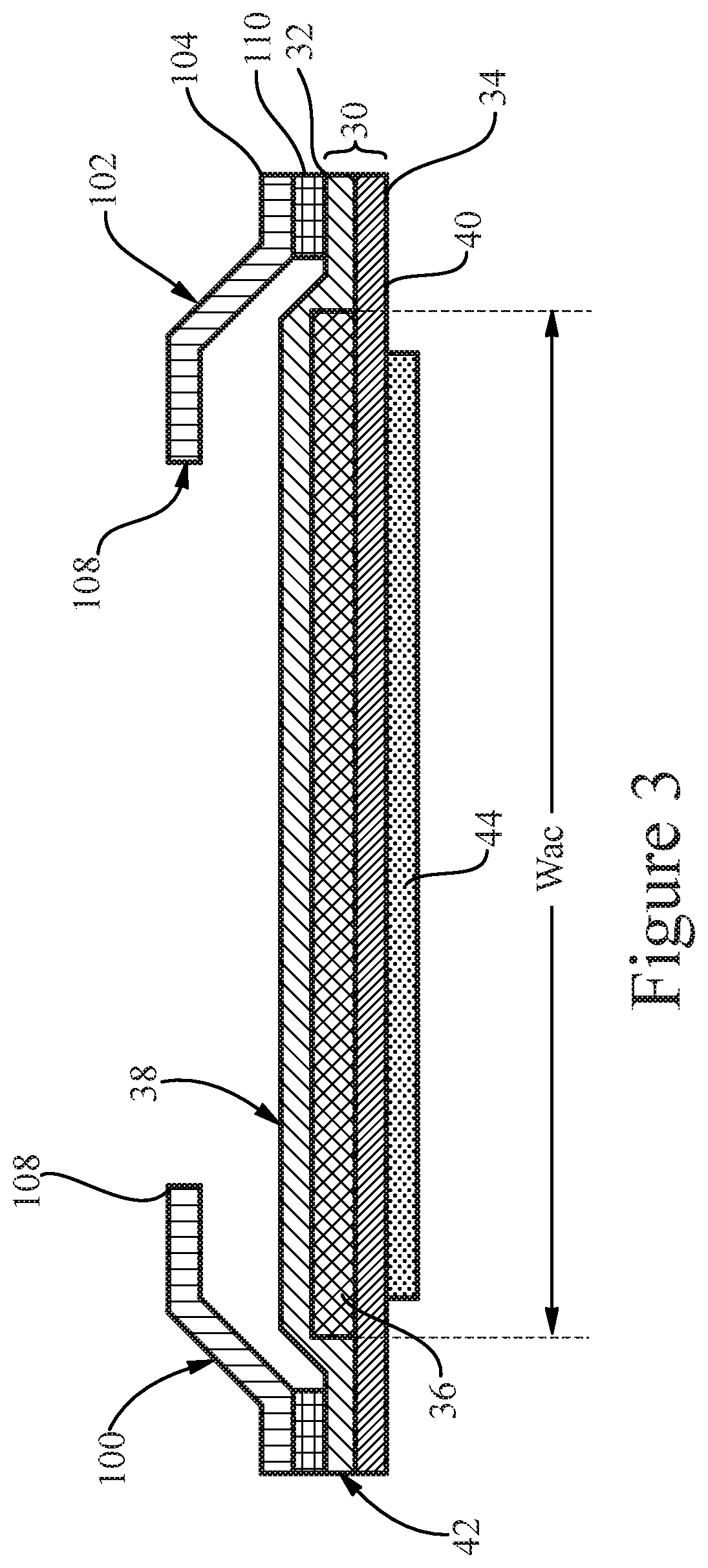 Patent US12303364 Figure 3 – Absorbent articles including non-elasticated cuffs