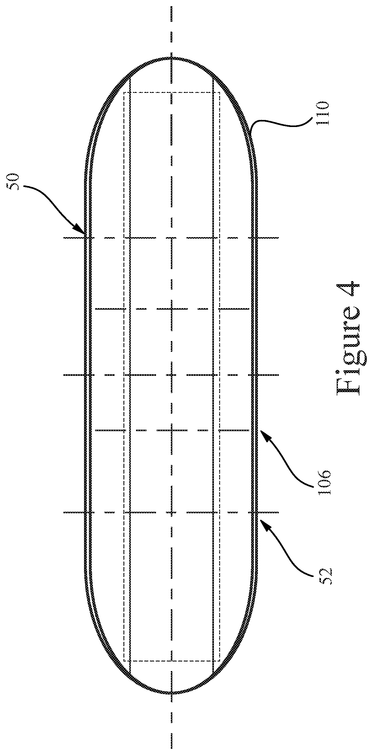 Patent US12303364 Figure 4 – Absorbent articles including non-elasticated cuffs