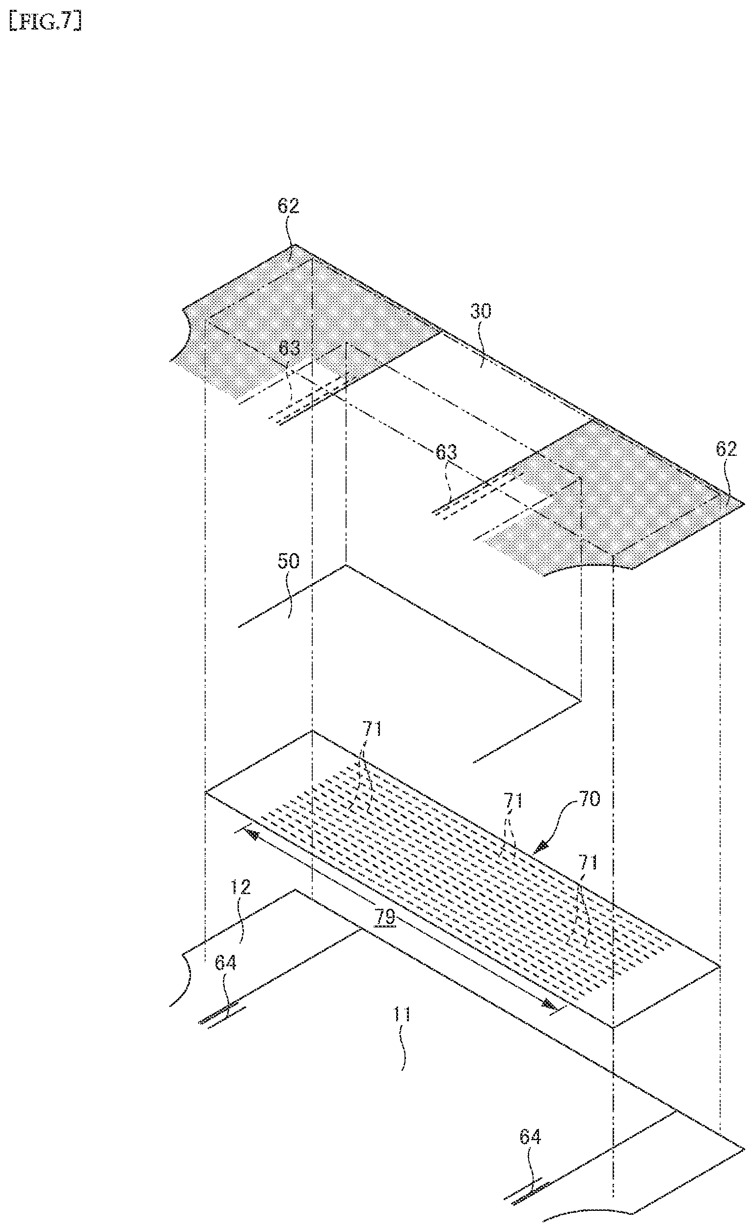 Patent US12303367 Figure 7 – Attachable-type disposable wearing article