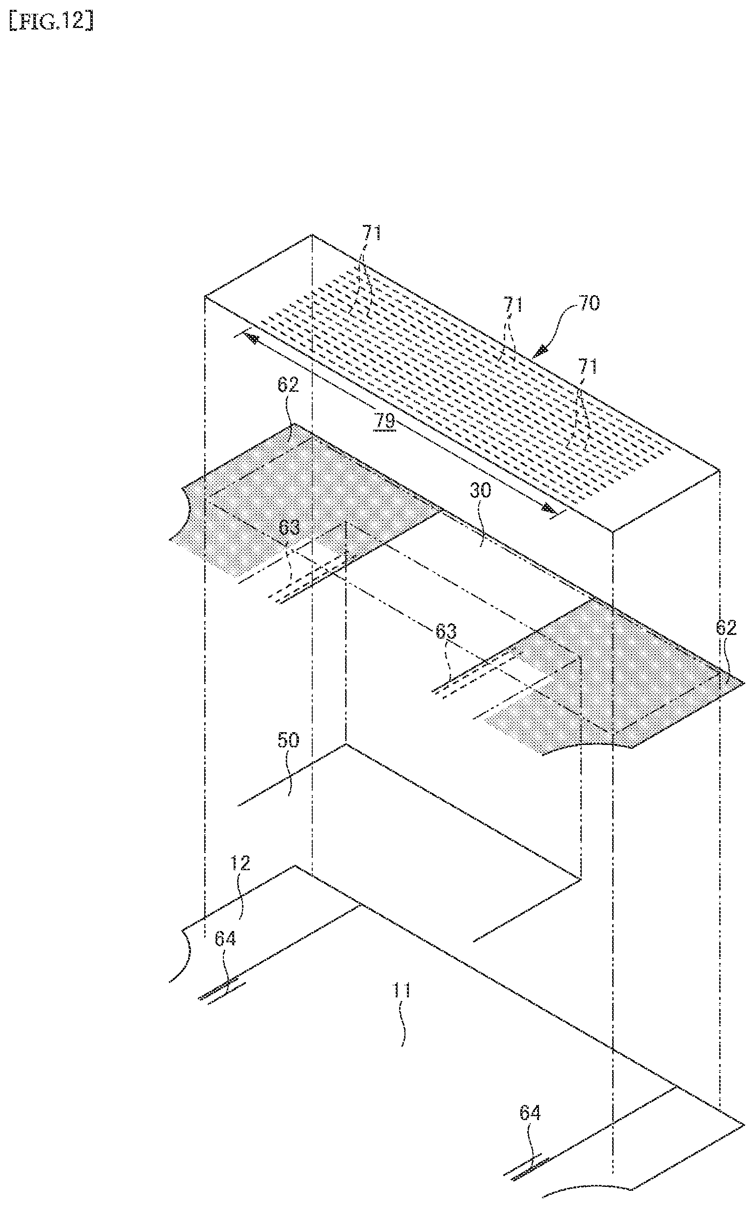 Patent US12303367 Figure 12 – Attachable-type disposable wearing article