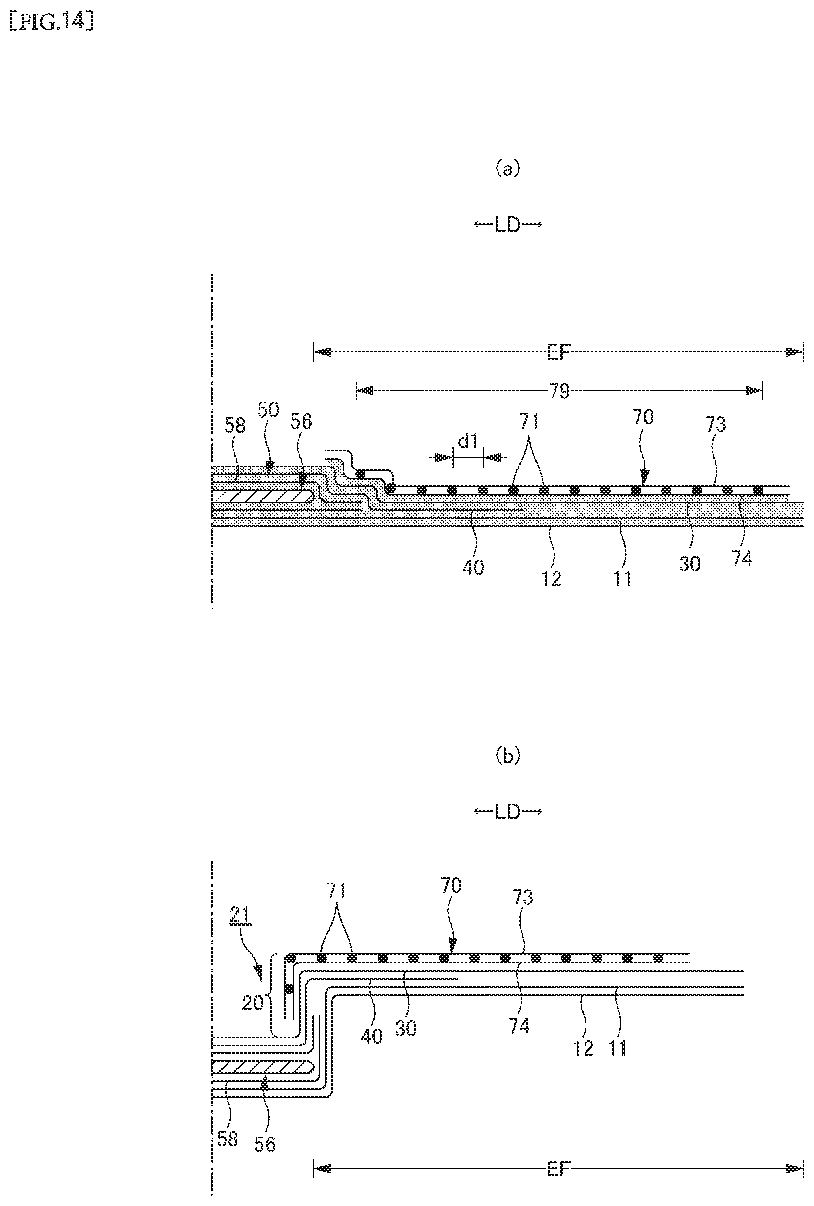 Patent US12303367 Figure 14 – Attachable-type disposable wearing article