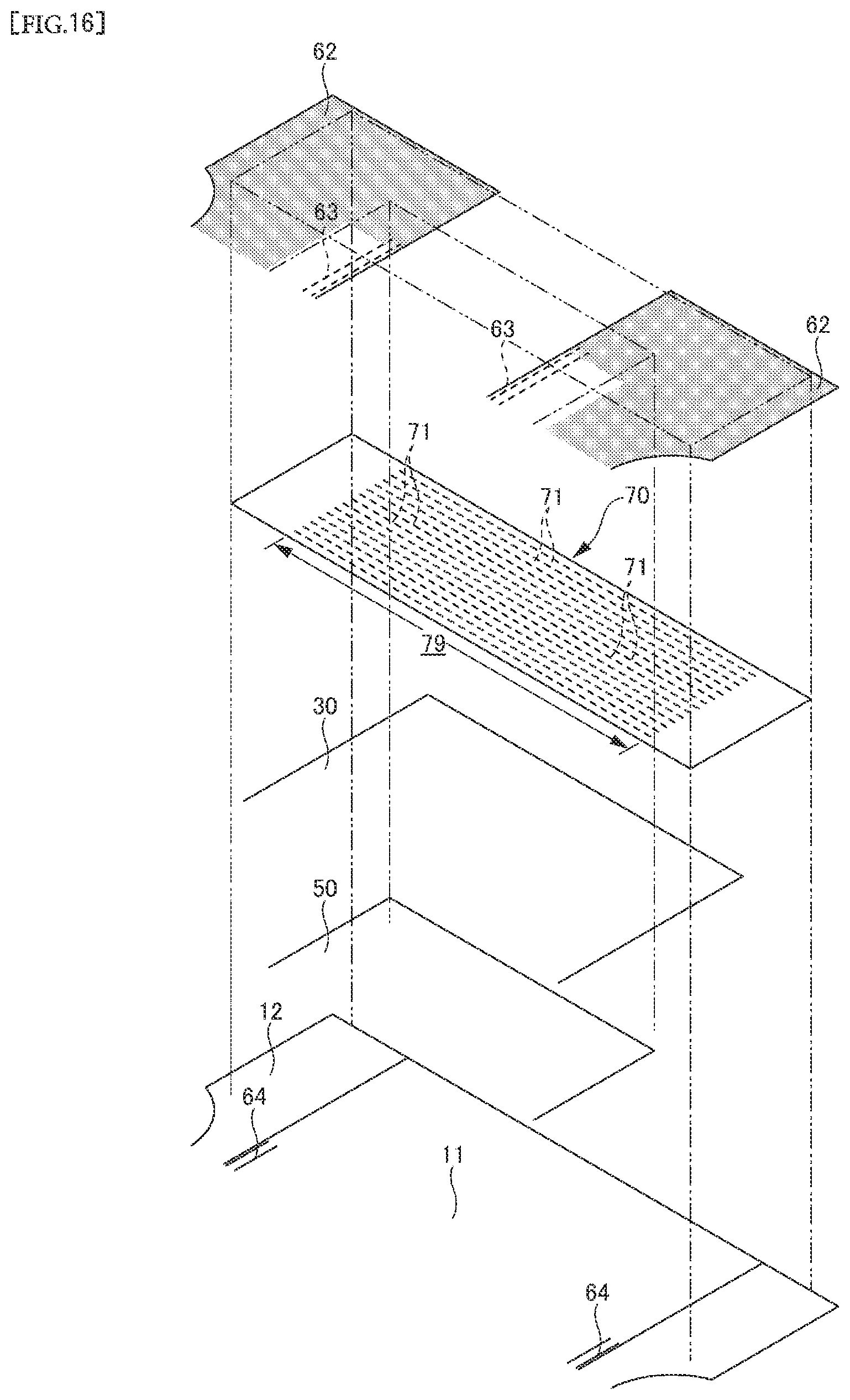 Patent US12303367 Figure 16 – Attachable-type disposable wearing article