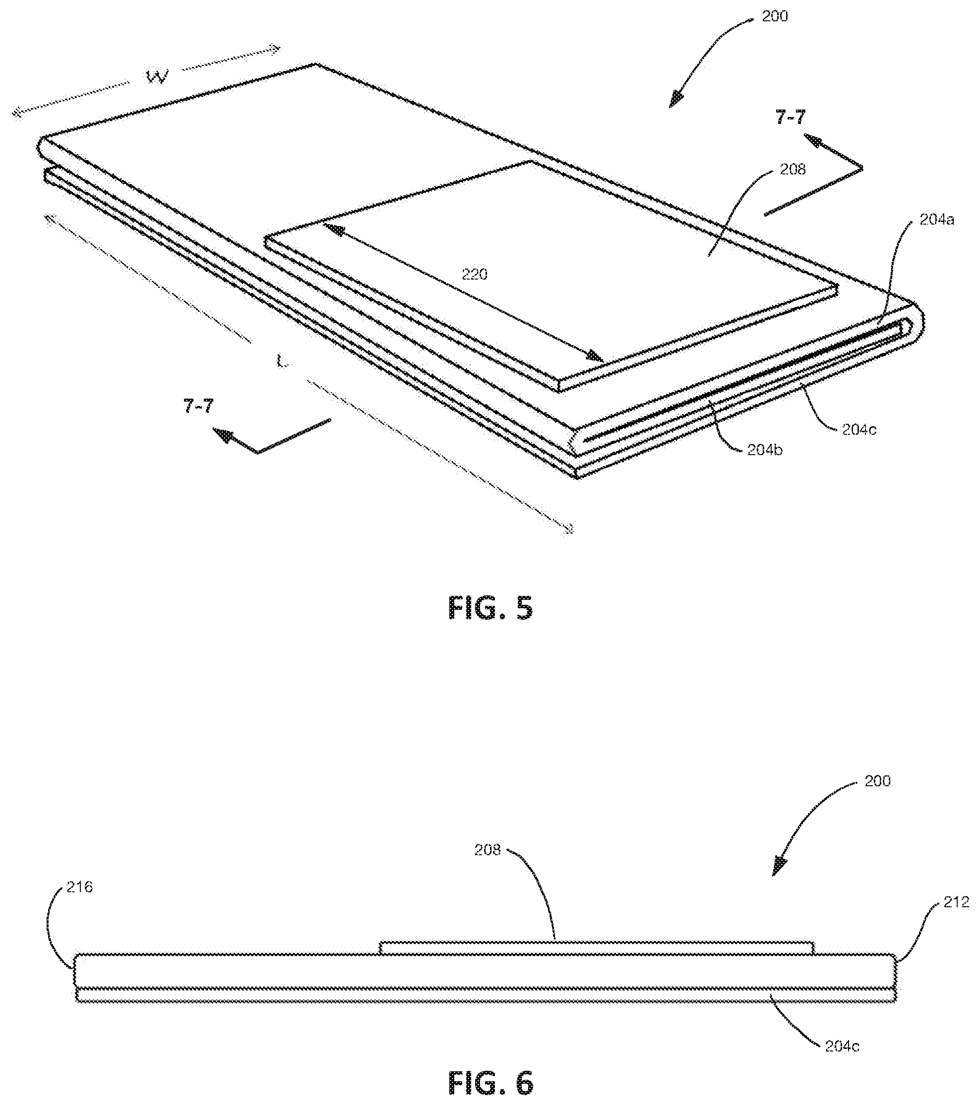 Patent US12303369 Figure 5 – Absorbent laminates, absorbent cores and disposable articles utilizing the absorbent laminates, and related methods