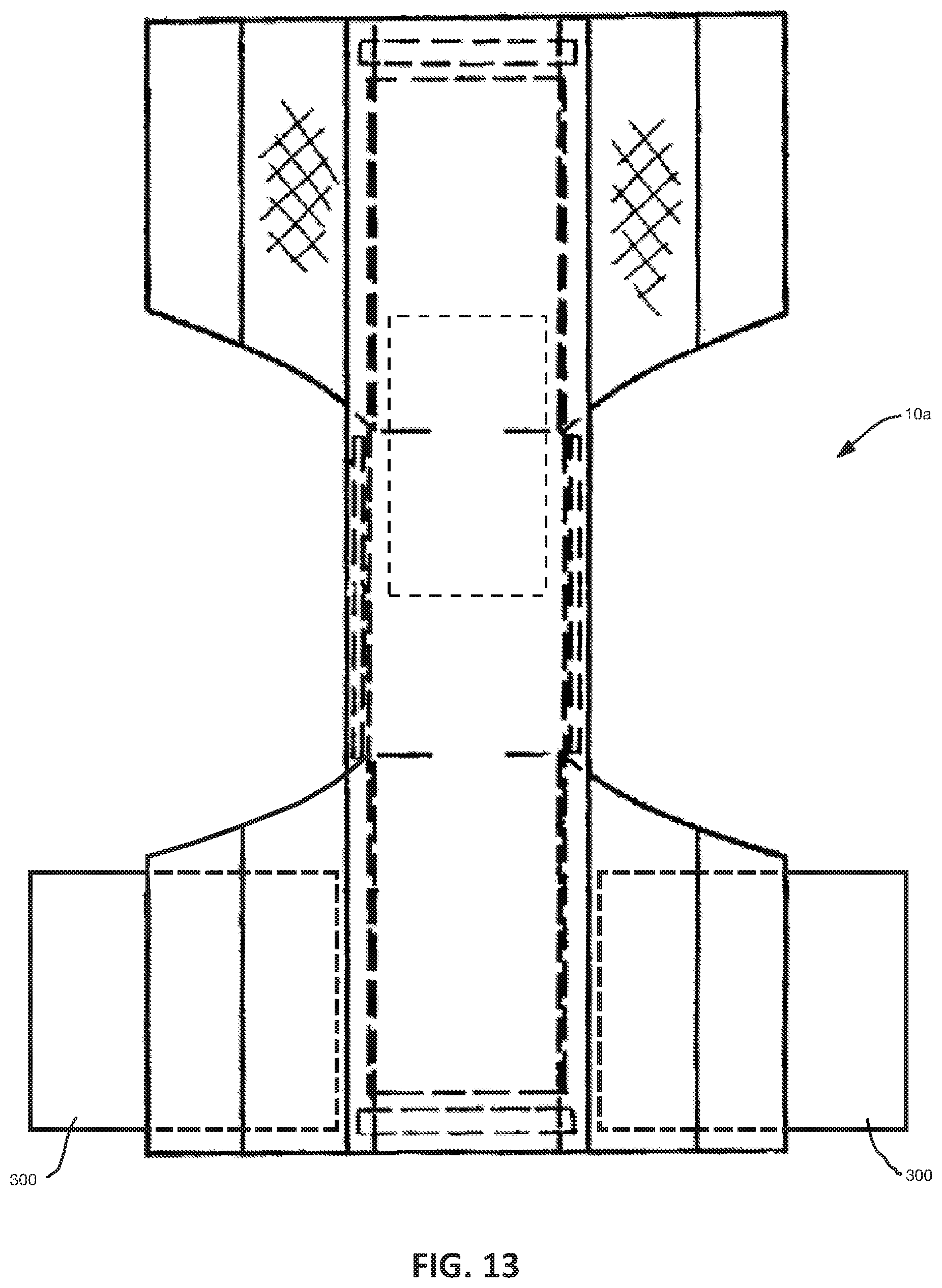 Patent US12303369 Figure 10 – Absorbent laminates, absorbent cores and disposable articles utilizing the absorbent laminates, and related methods