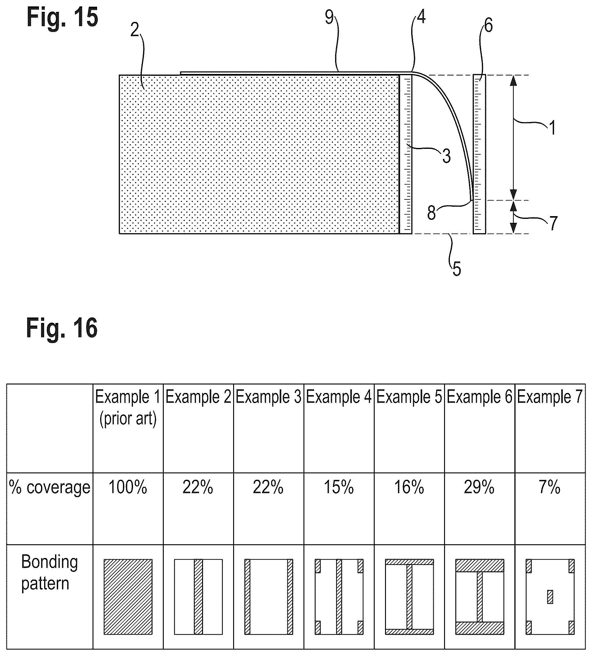 Patent US12303370 Figure 8 – Absorbent article with a channel-forming area and a masking layer