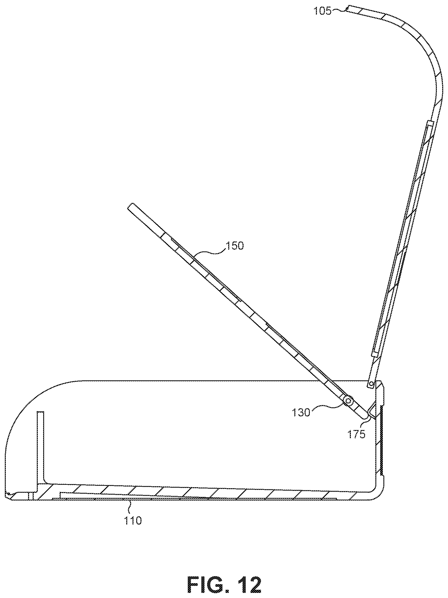 Patent US12303372 Figure 8 – Method and apparatus for storing a feminine hygiene article