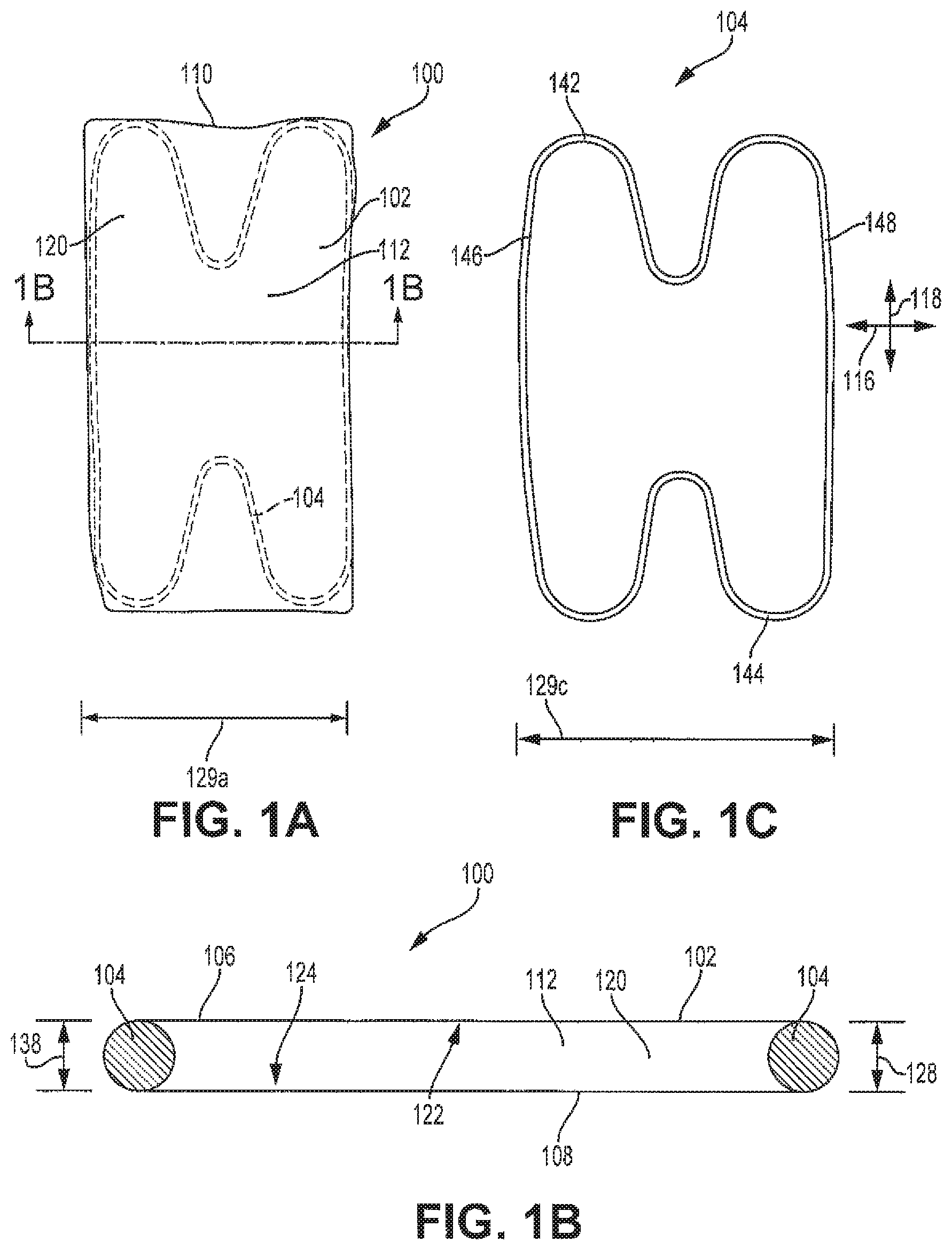 Patent US12303374 Figure 1 – Cell encapsulation devices with controlled cell bed thickness