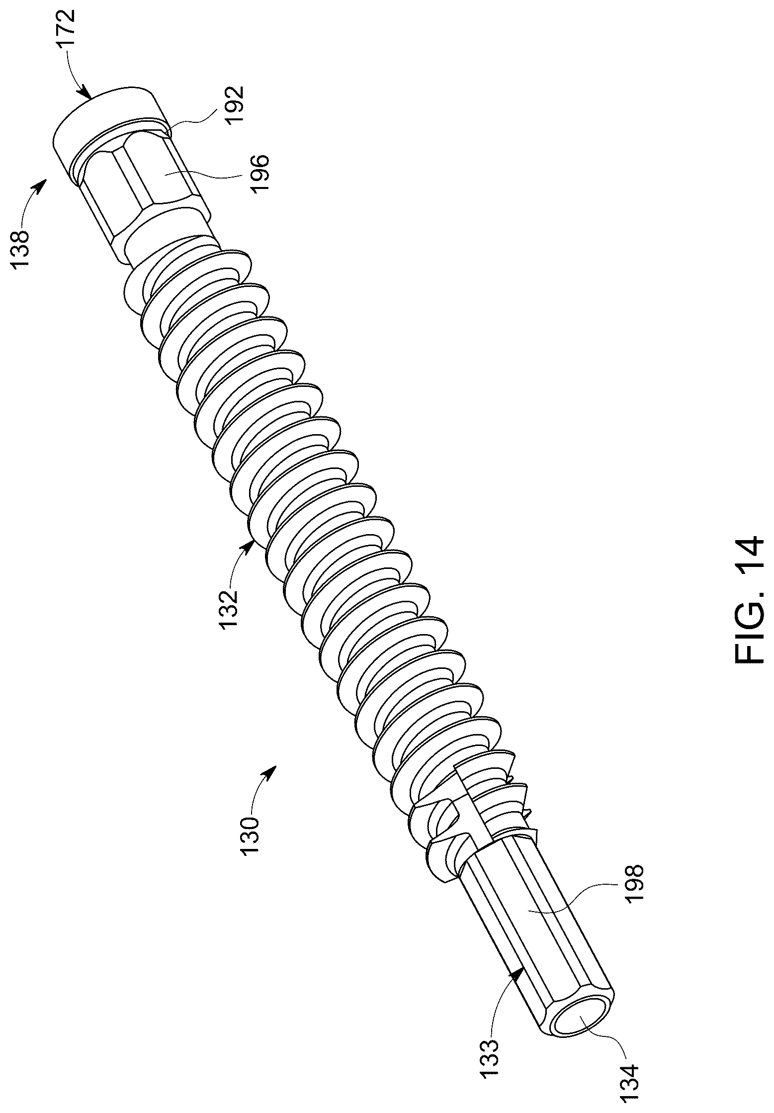 Patent US12303377 Figure 14 – Dynamic fixation implant and method of use
