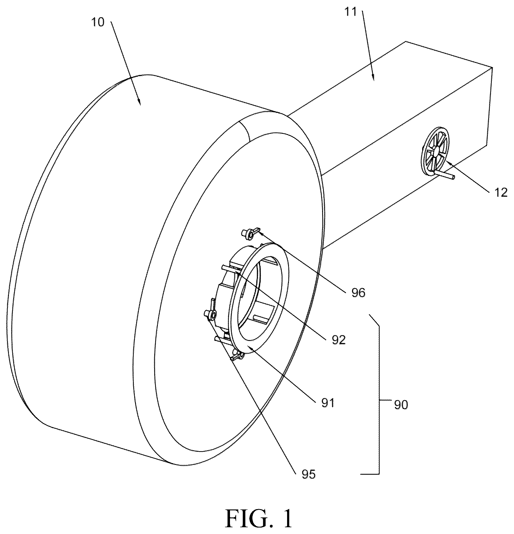 Patent US12303388 Figure 1 – Valve compression apparatus