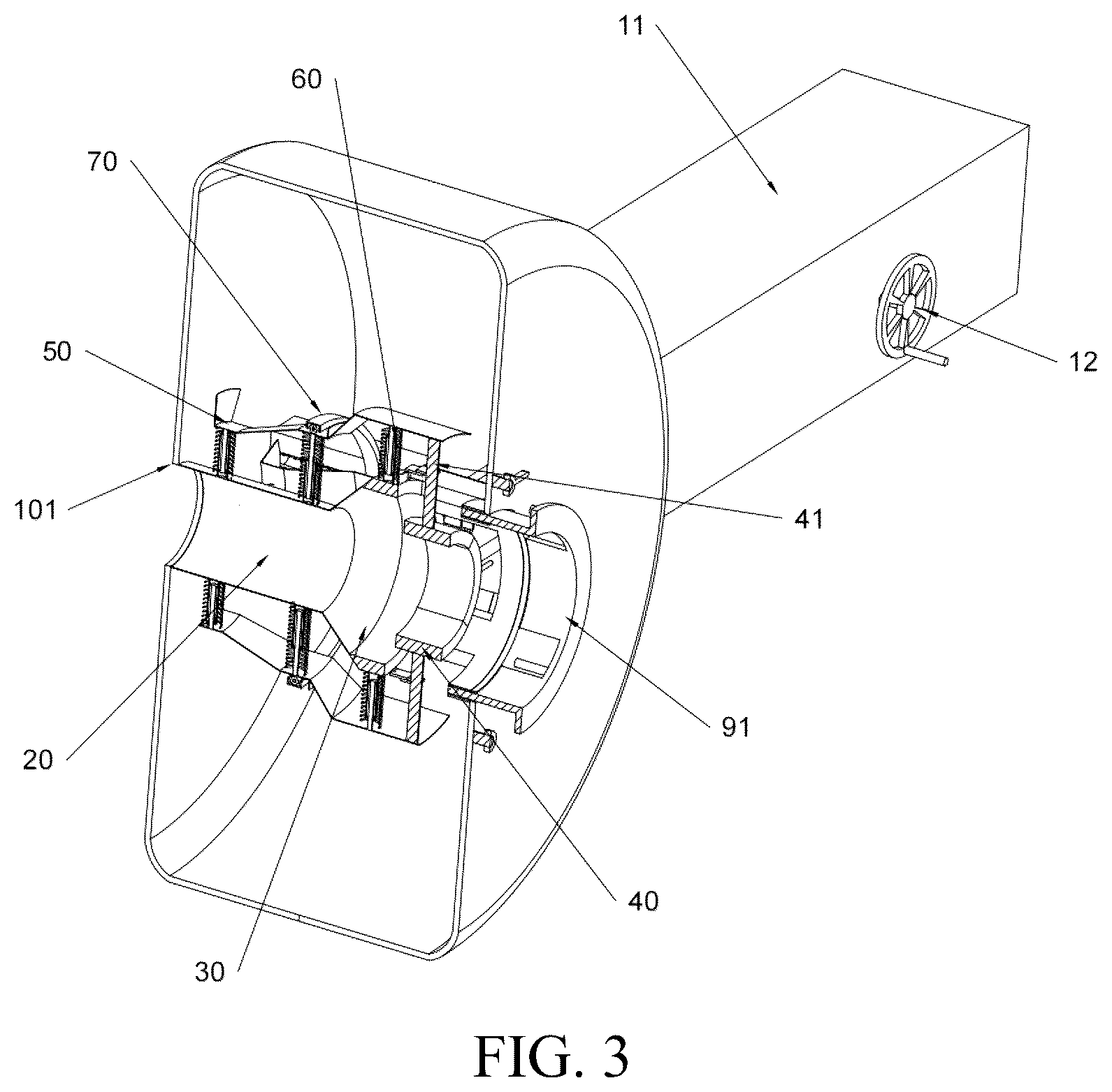 Patent US12303388 Figure 3 – Valve compression apparatus