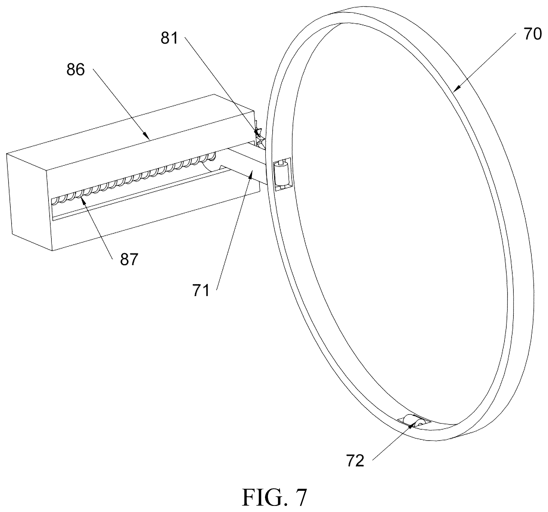Patent US12303388 Figure 7 – Valve compression apparatus