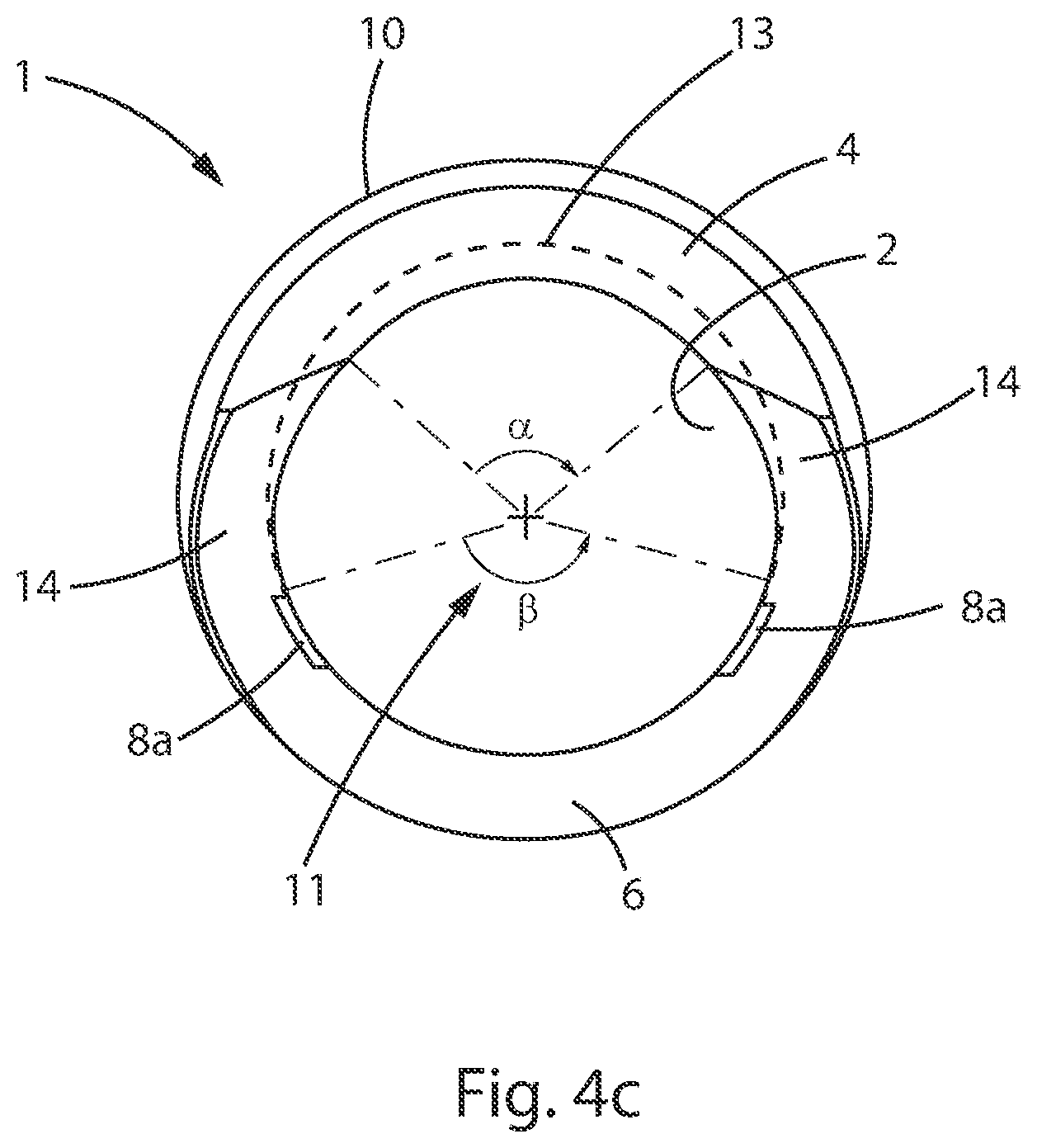 Patent US12303394 Figure 11 – Constrained acetabular liner