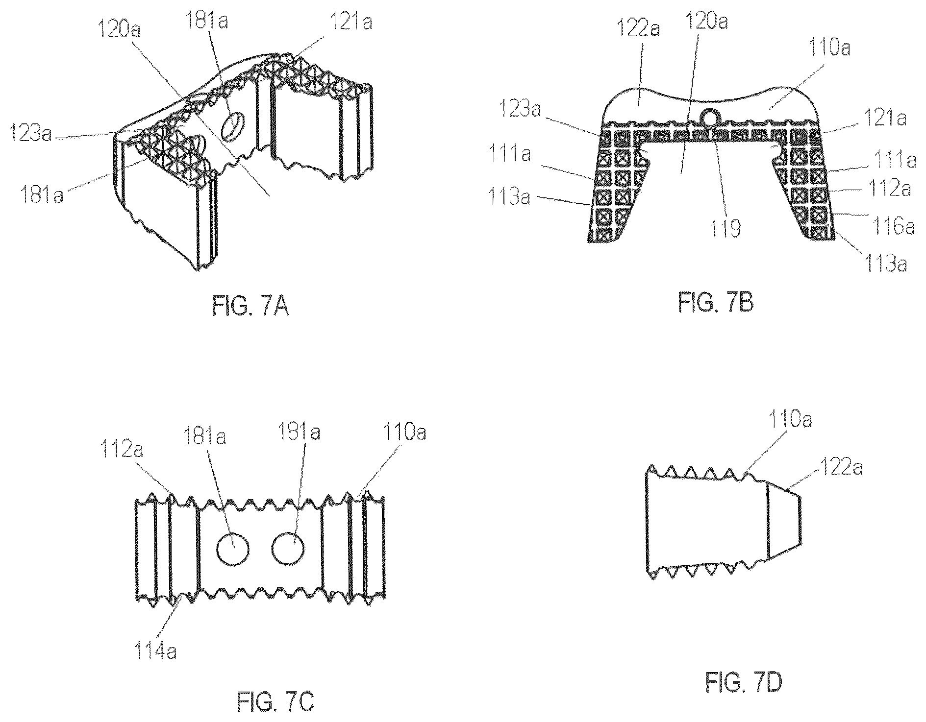 Patent US12303398 Figure 7 – Low profile plate