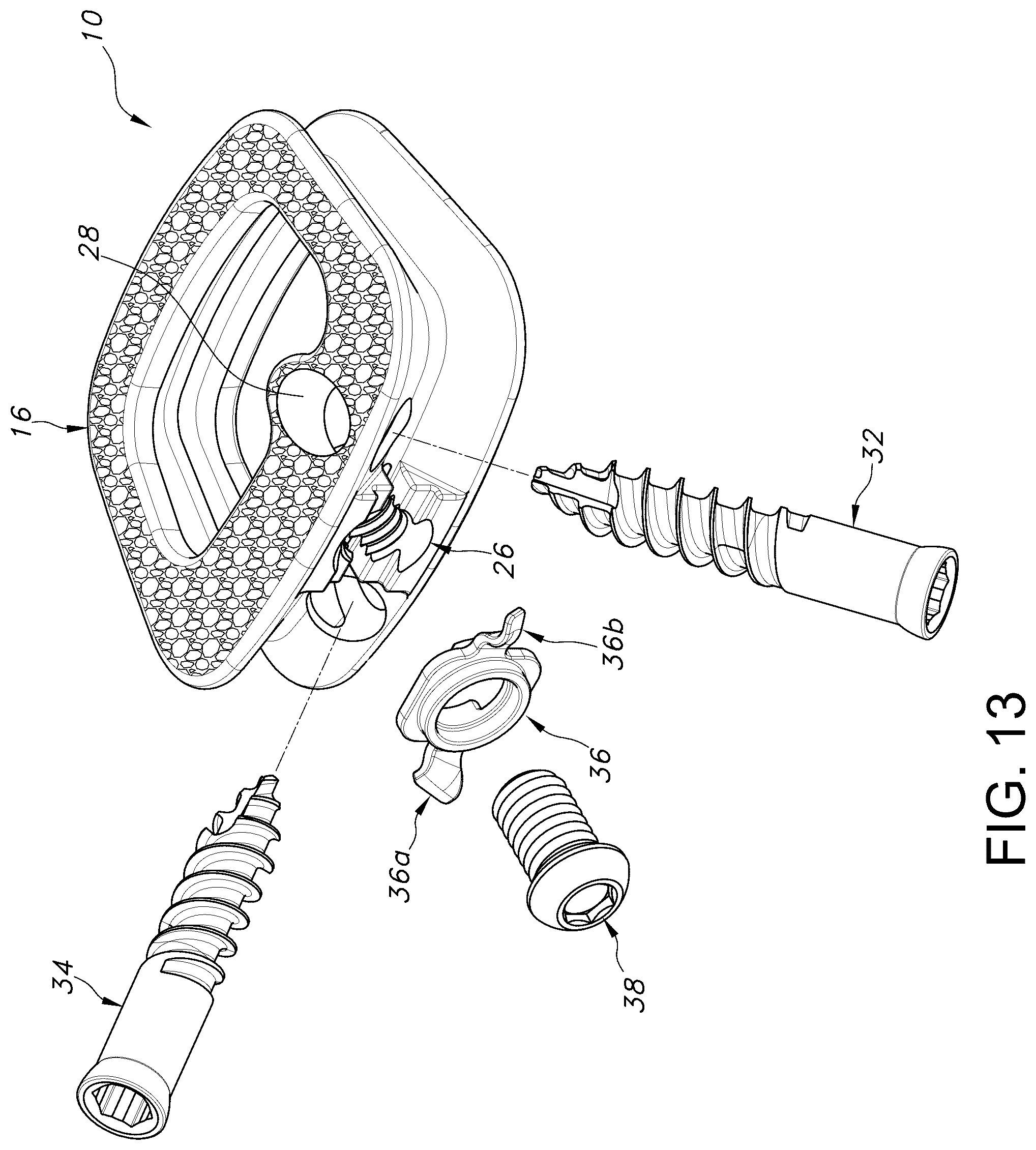 Patent US12303402 Figure 8 – Spinal interbody fusion device