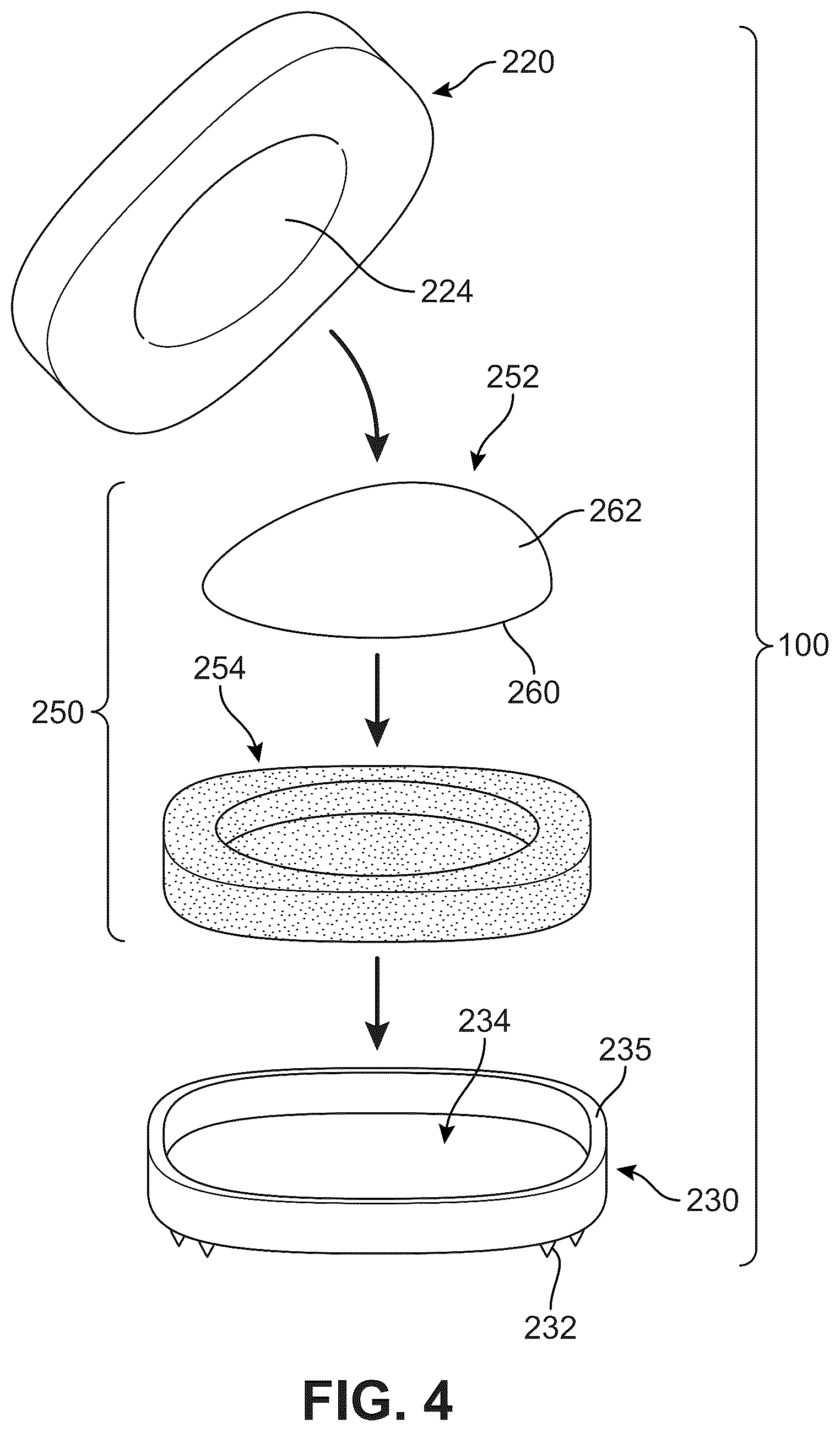 Patent US12303406 Figure 4 – Method of implanting an artificial disc replacement device