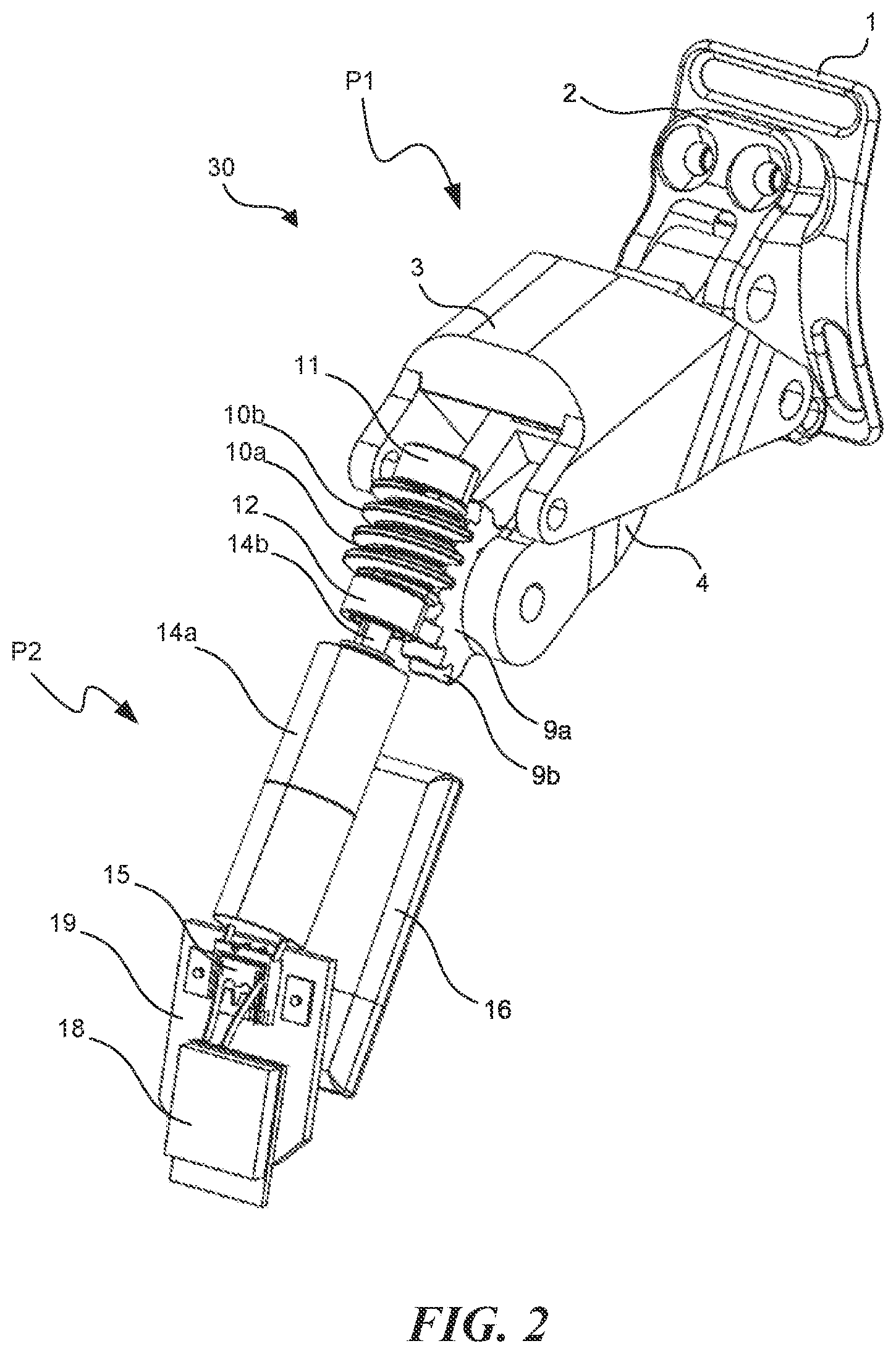 Patent US12303408 Figure 3 – Powered finger with locking rack mechanism