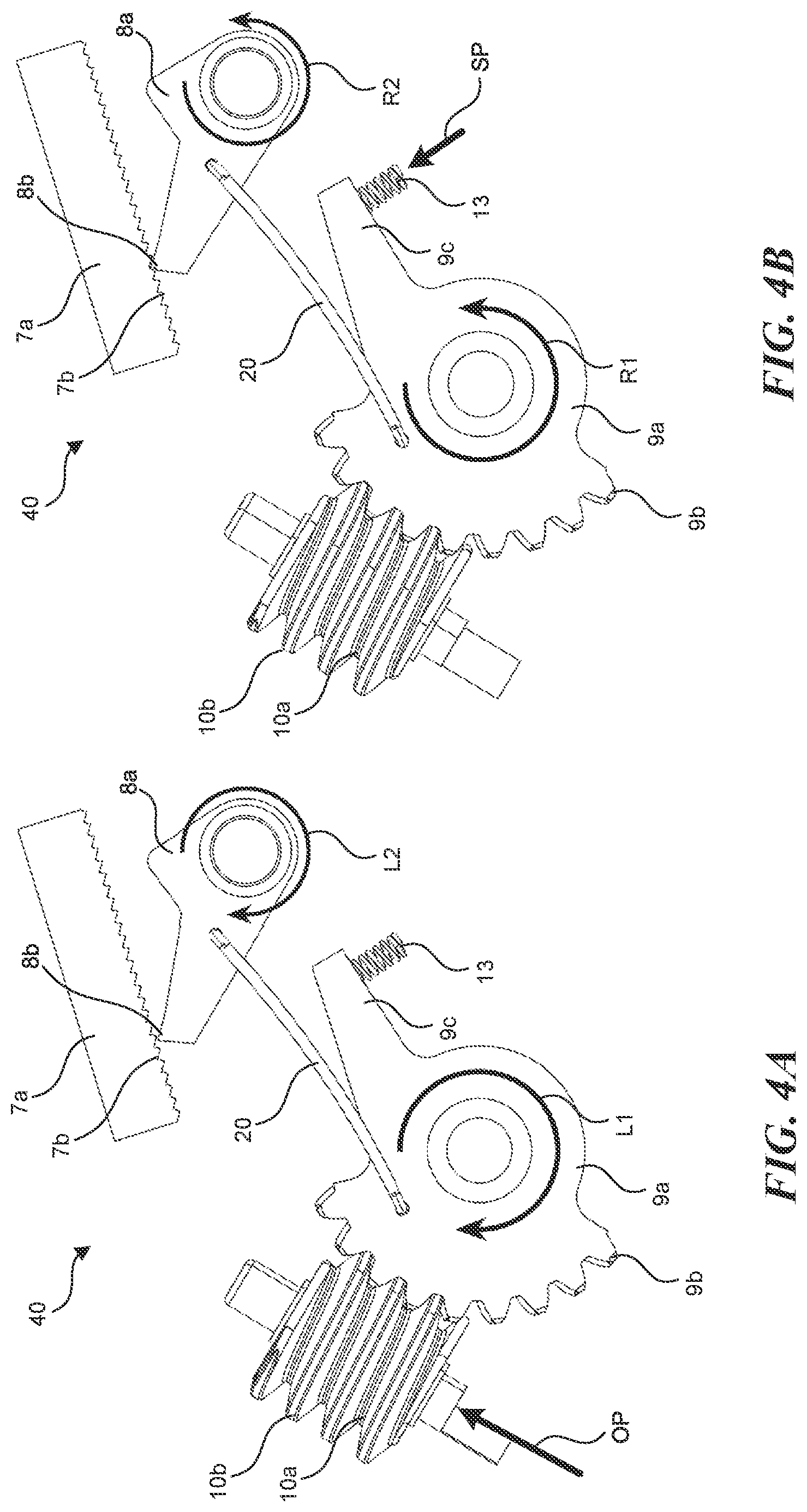 Patent US12303408 Figure 5 – Powered finger with locking rack mechanism