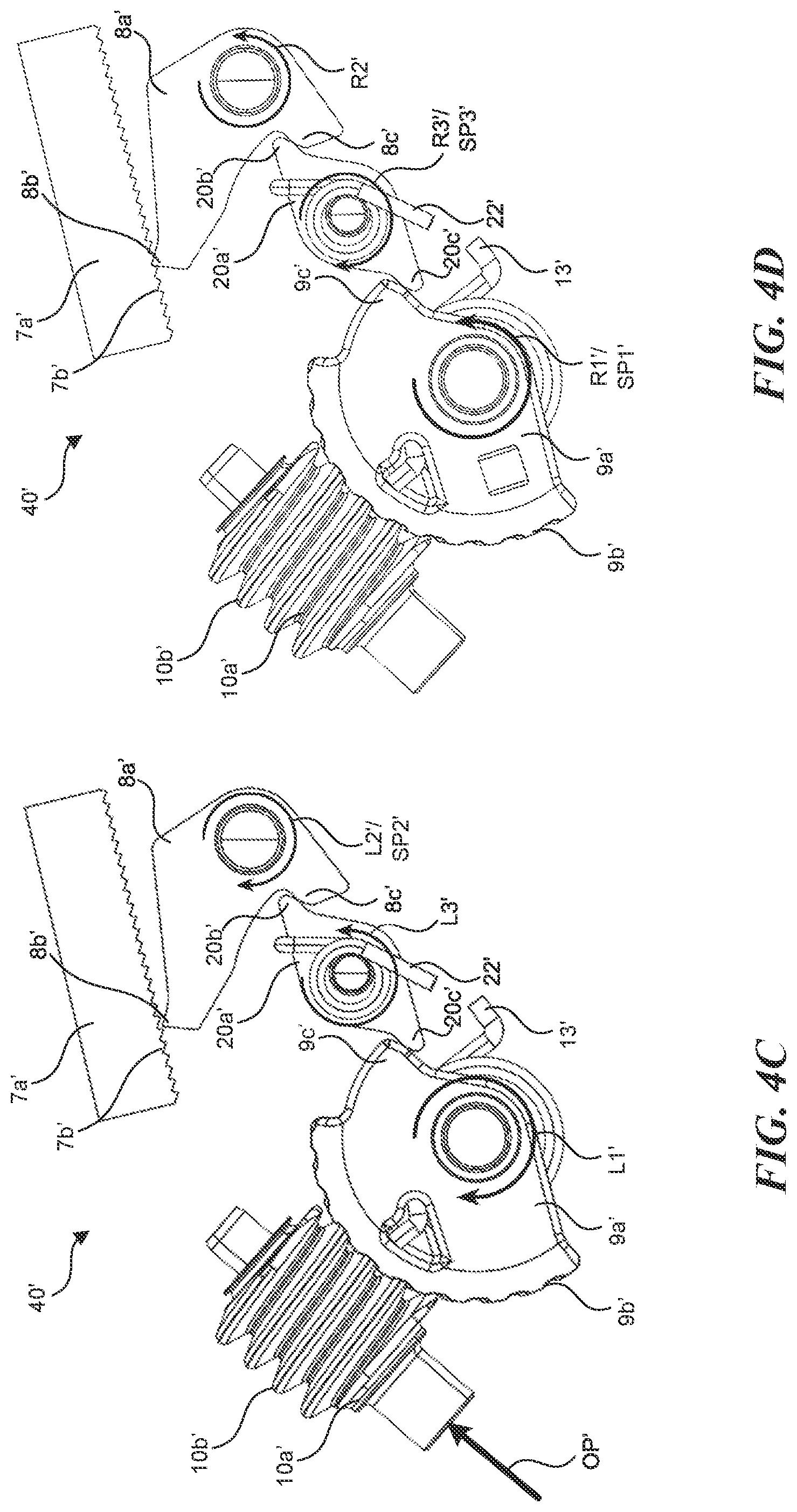 Patent US12303408 Figure 6 – Powered finger with locking rack mechanism