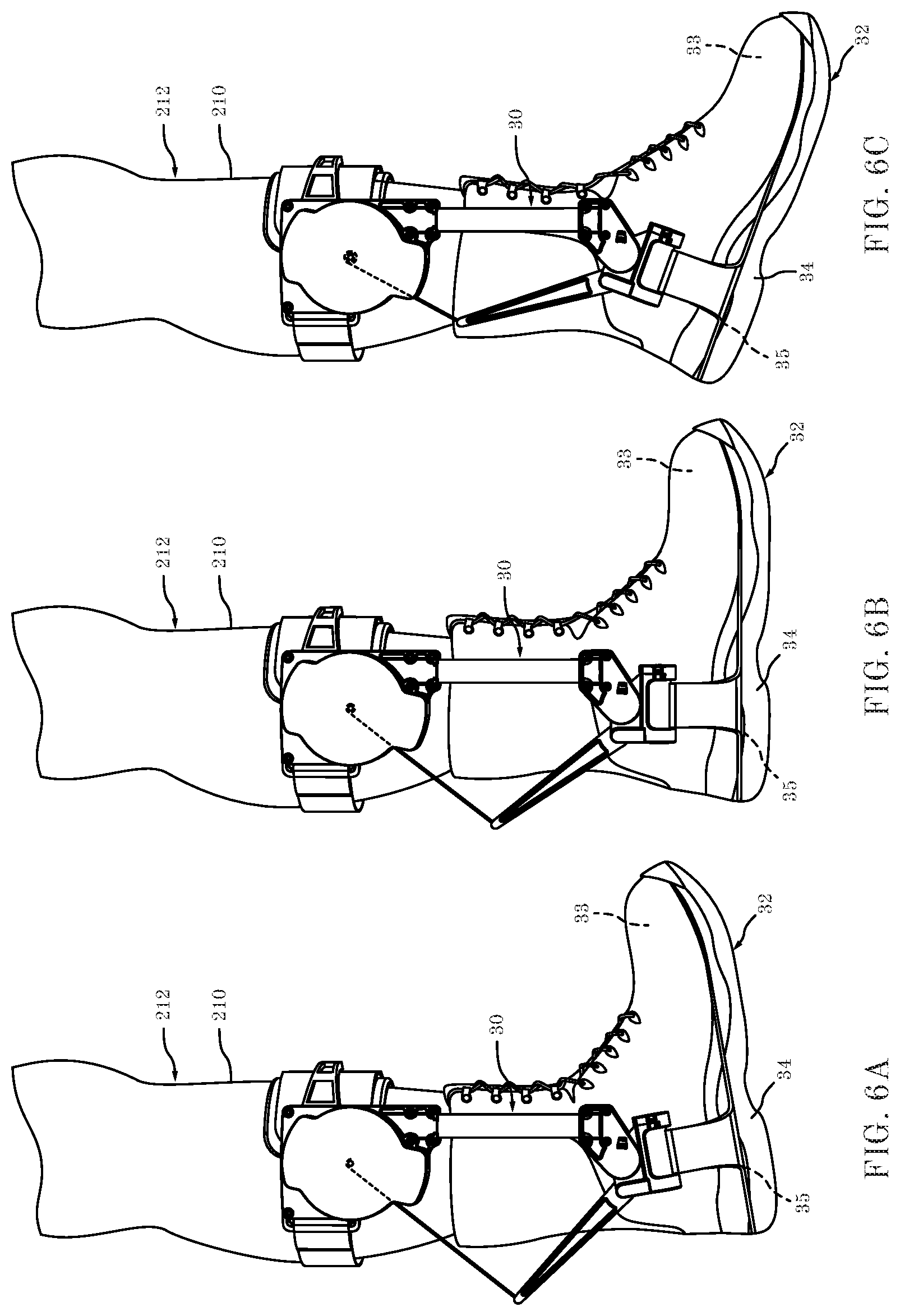 Patent US12303409 Figure 6 – Unidirectional actuated exoskeleton device