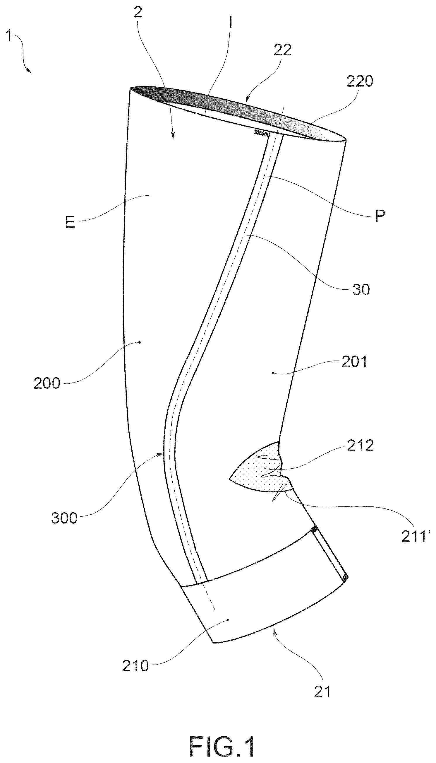 Patent US12303416 Figure 1 – Wearable tubular textile article