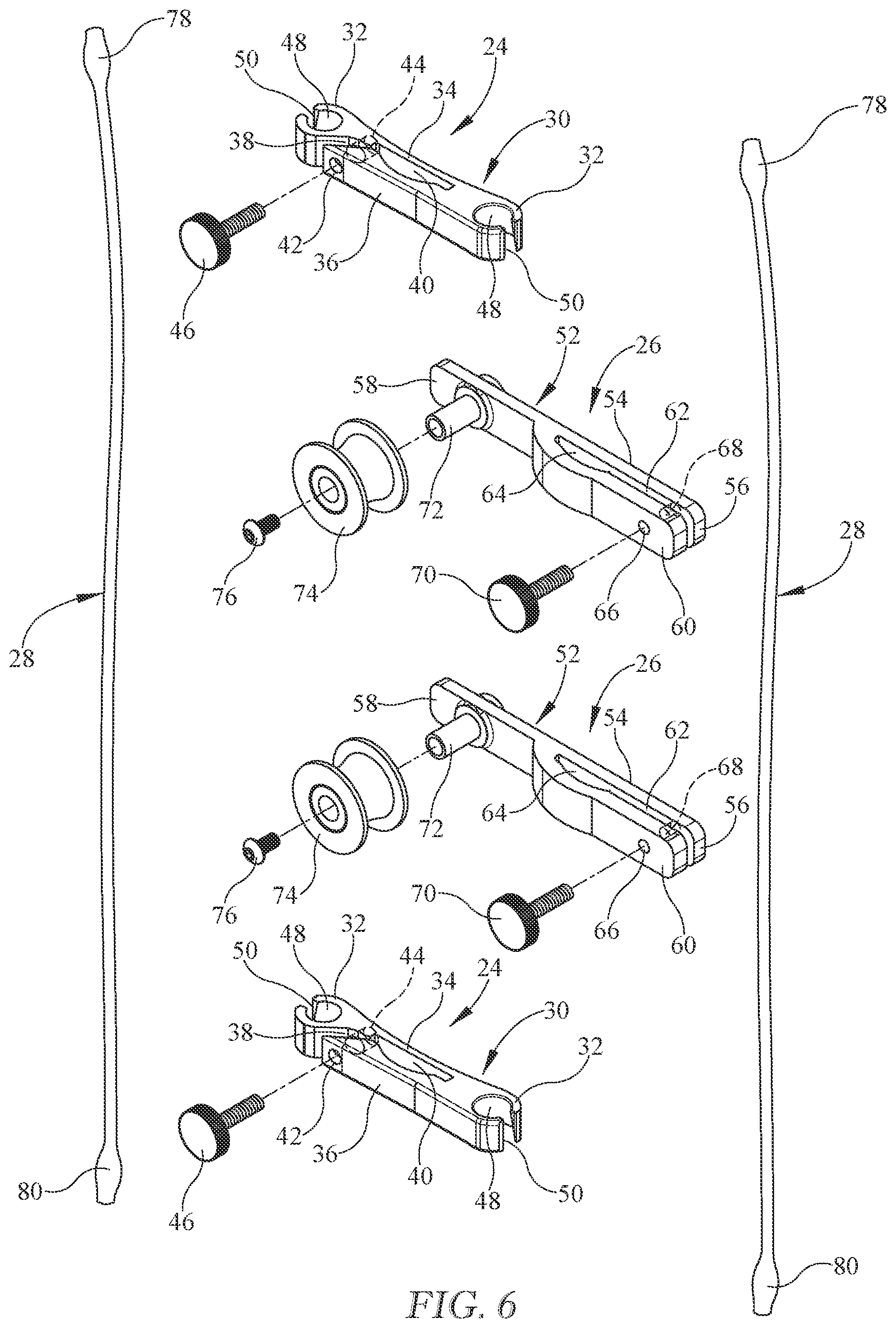 Patent US12303417 Figure 6 – Brace with resistance band