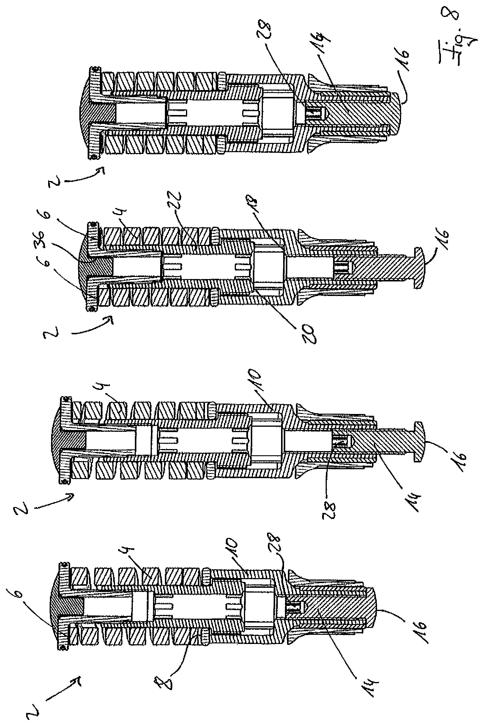 Patent US12303418 Figure 8 – Joint for an orthopedic device
