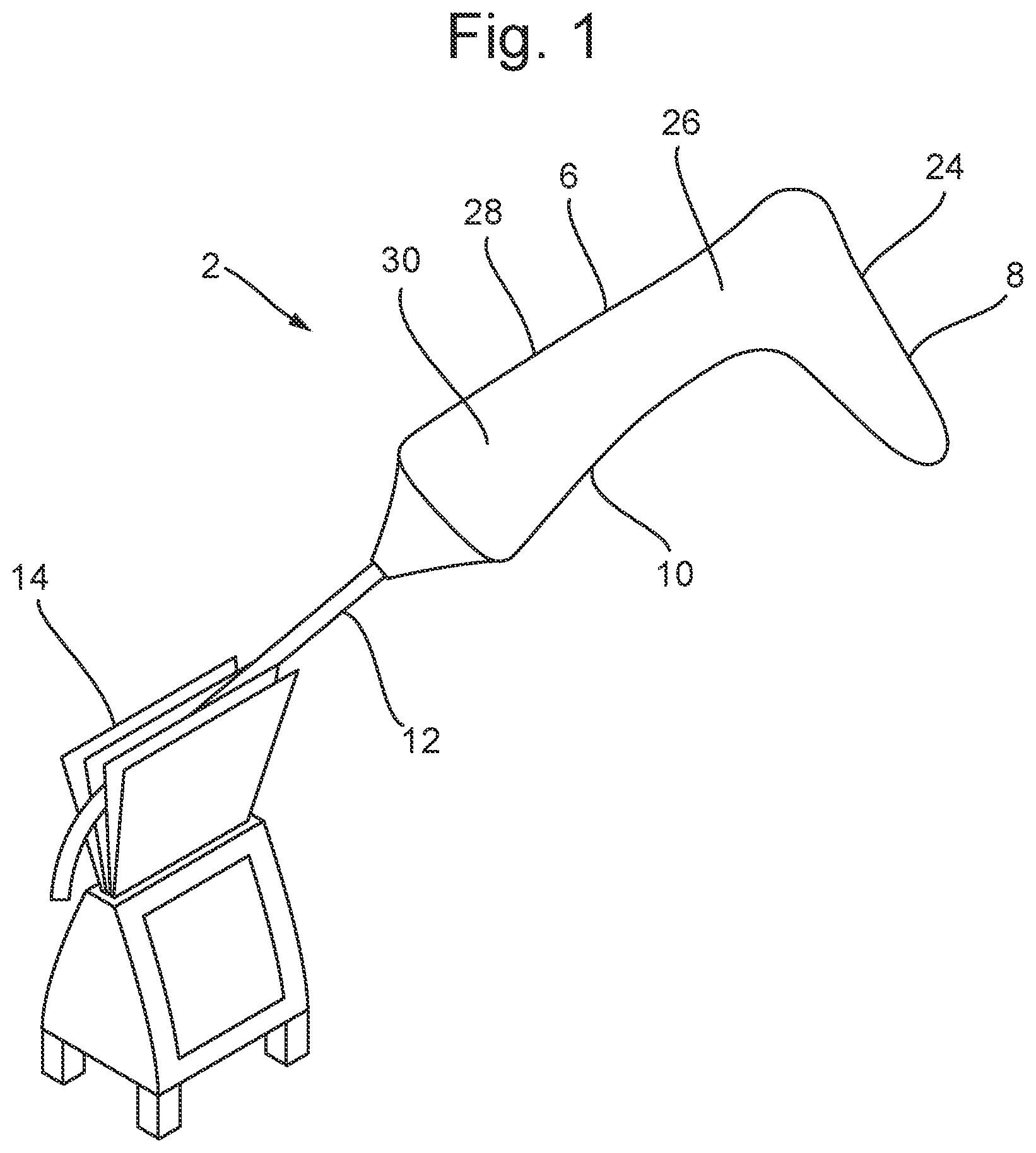 Patent US12303419 Figure 1 – Orthosis