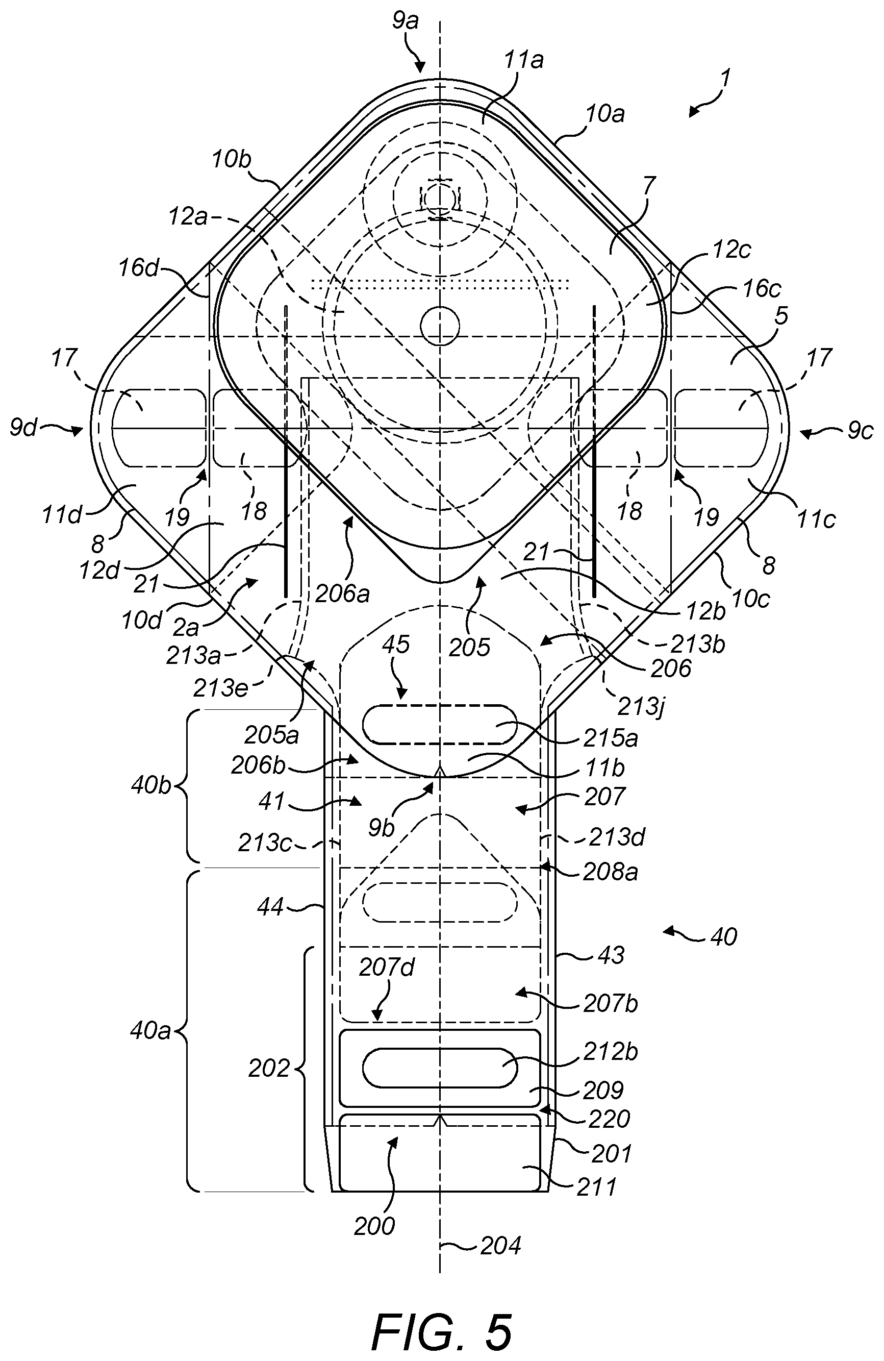 Patent US12303423 Figure 5 – Ostomy appliance