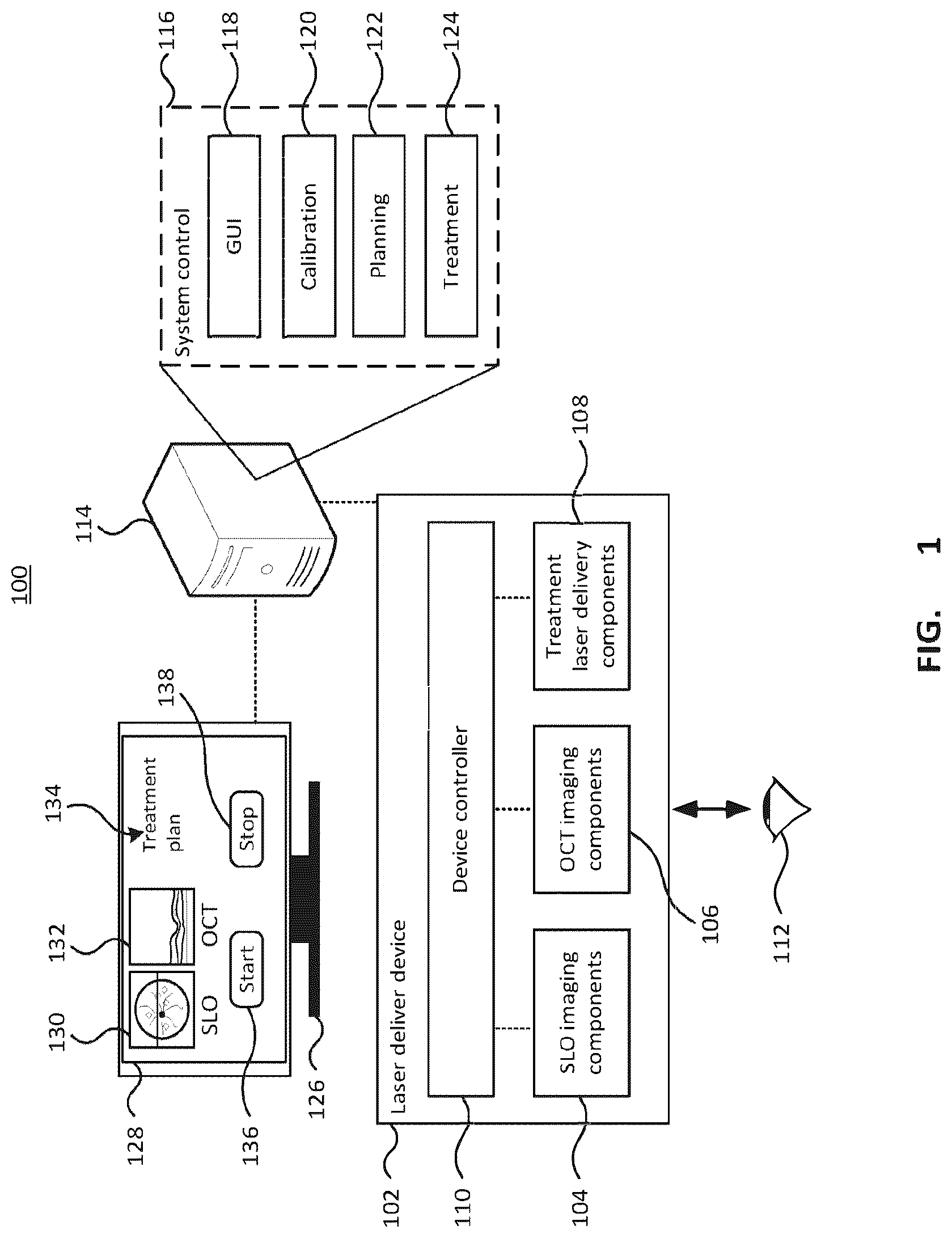 Patent US12303432 — Ophthalmological imaging and laser delivery device, system and methods — Figure 1
