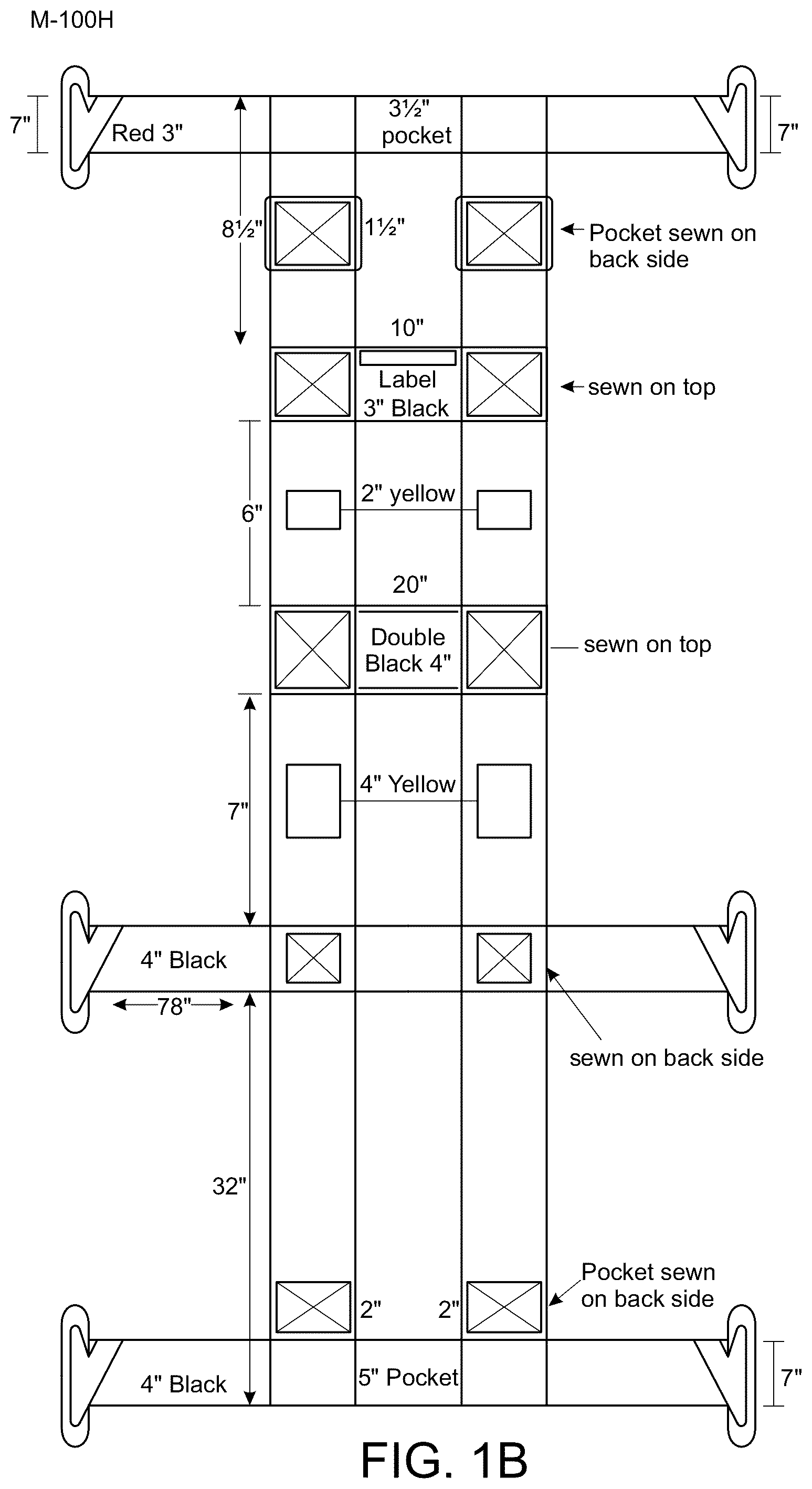 Patent US12303434 Figure 3 – Rescue lift harness