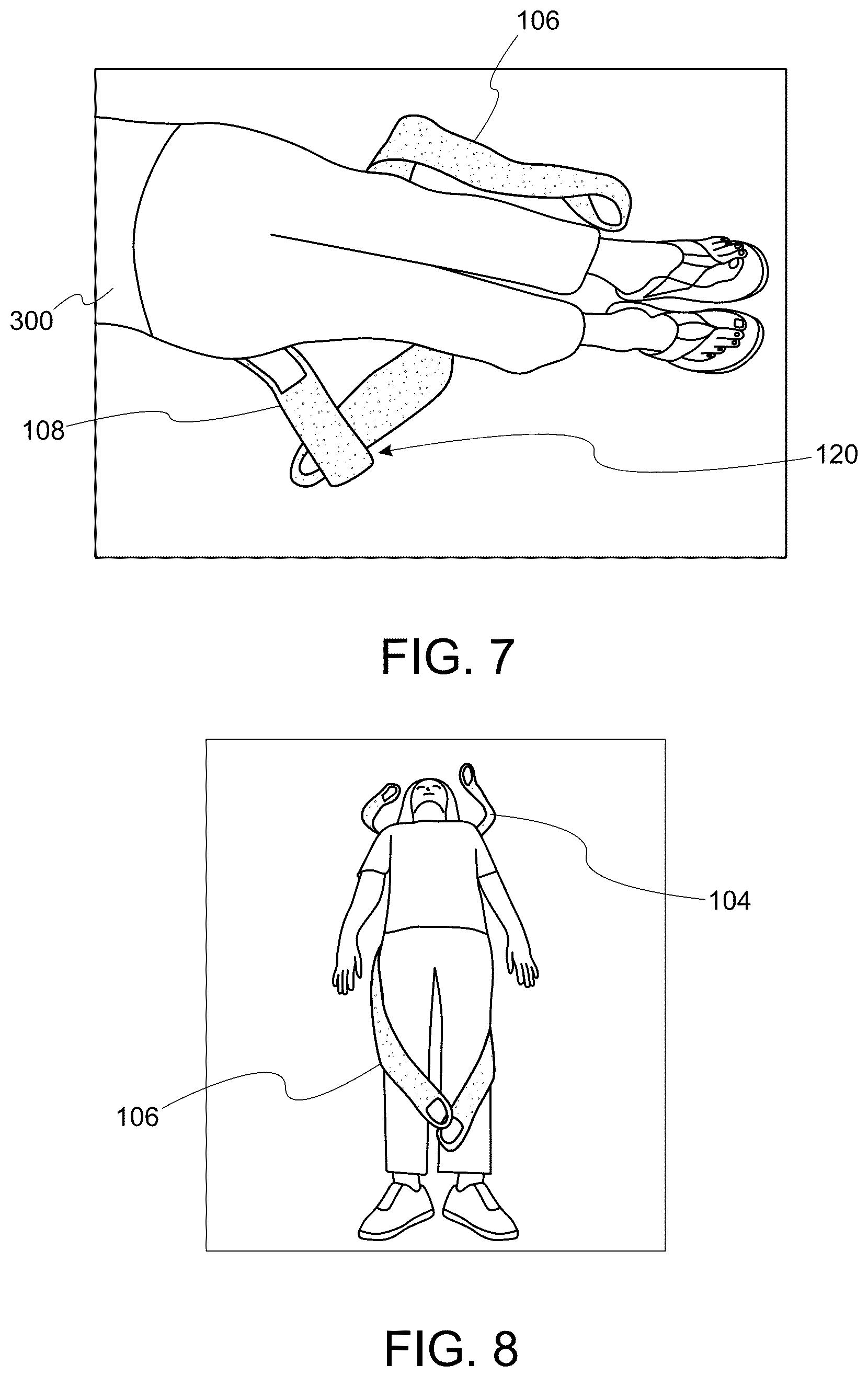 Patent US12303434 Figure 8 – Rescue lift harness
