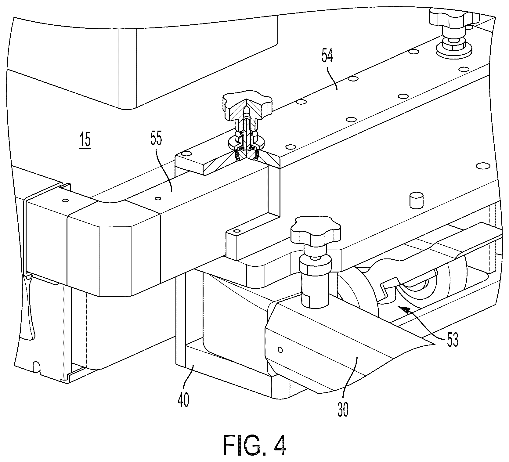 Patent US12303435 Figure 4 – Distraction frame for effecting hip distraction