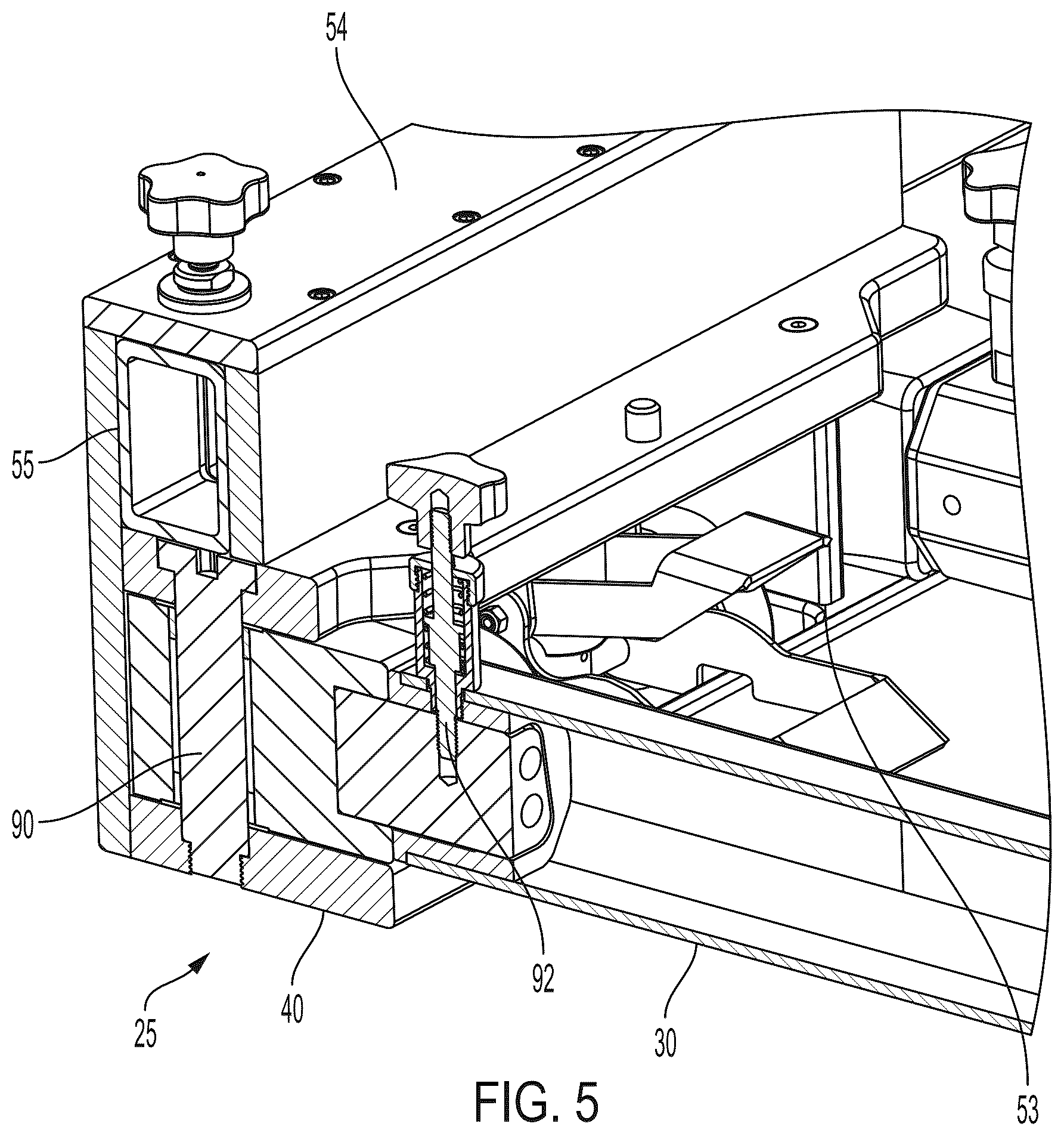 Patent US12303435 Figure 5 – Distraction frame for effecting hip distraction