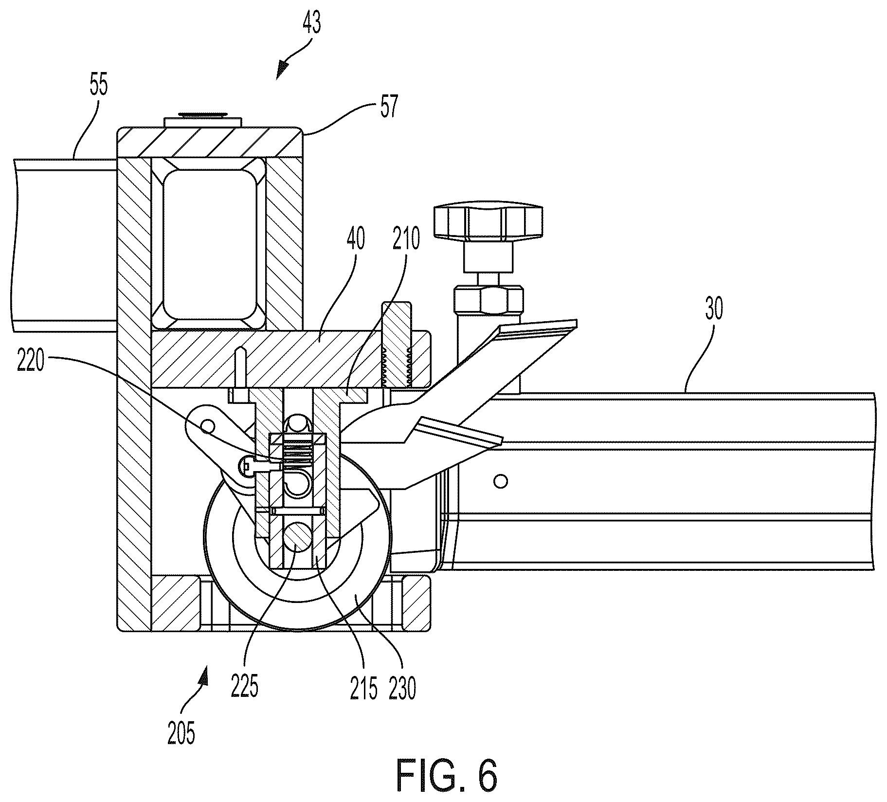 Patent US12303435 Figure 6 – Distraction frame for effecting hip distraction