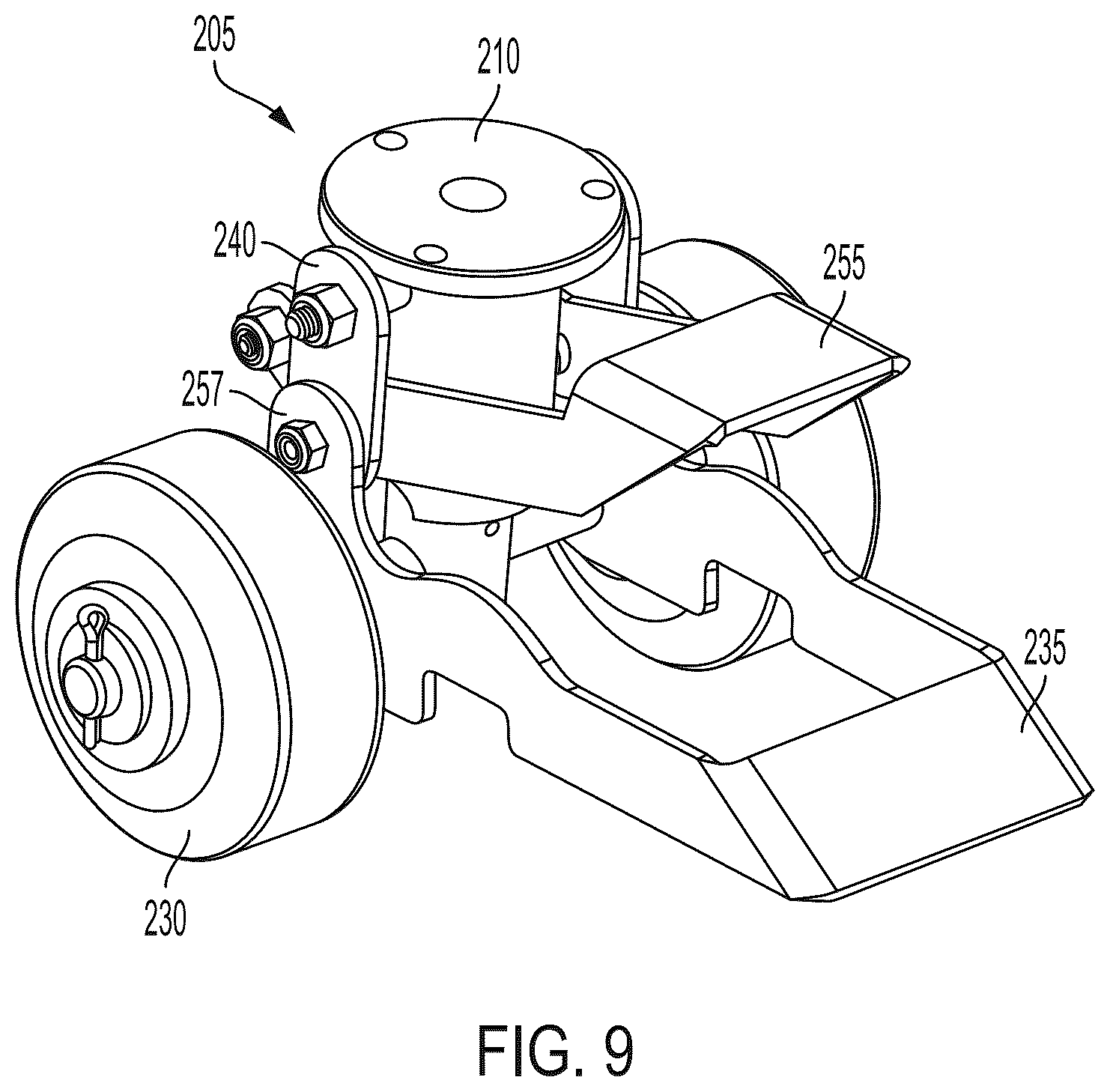 Patent US12303435 Figure 9 – Distraction frame for effecting hip distraction