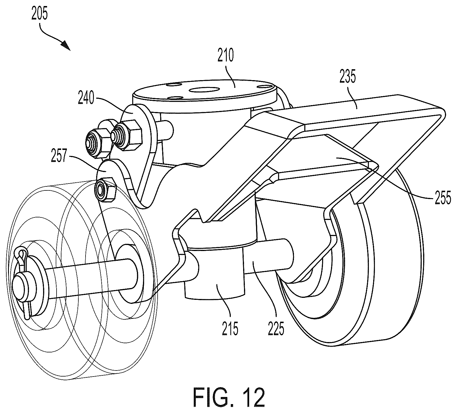 Patent US12303435 Figure 12 – Distraction frame for effecting hip distraction