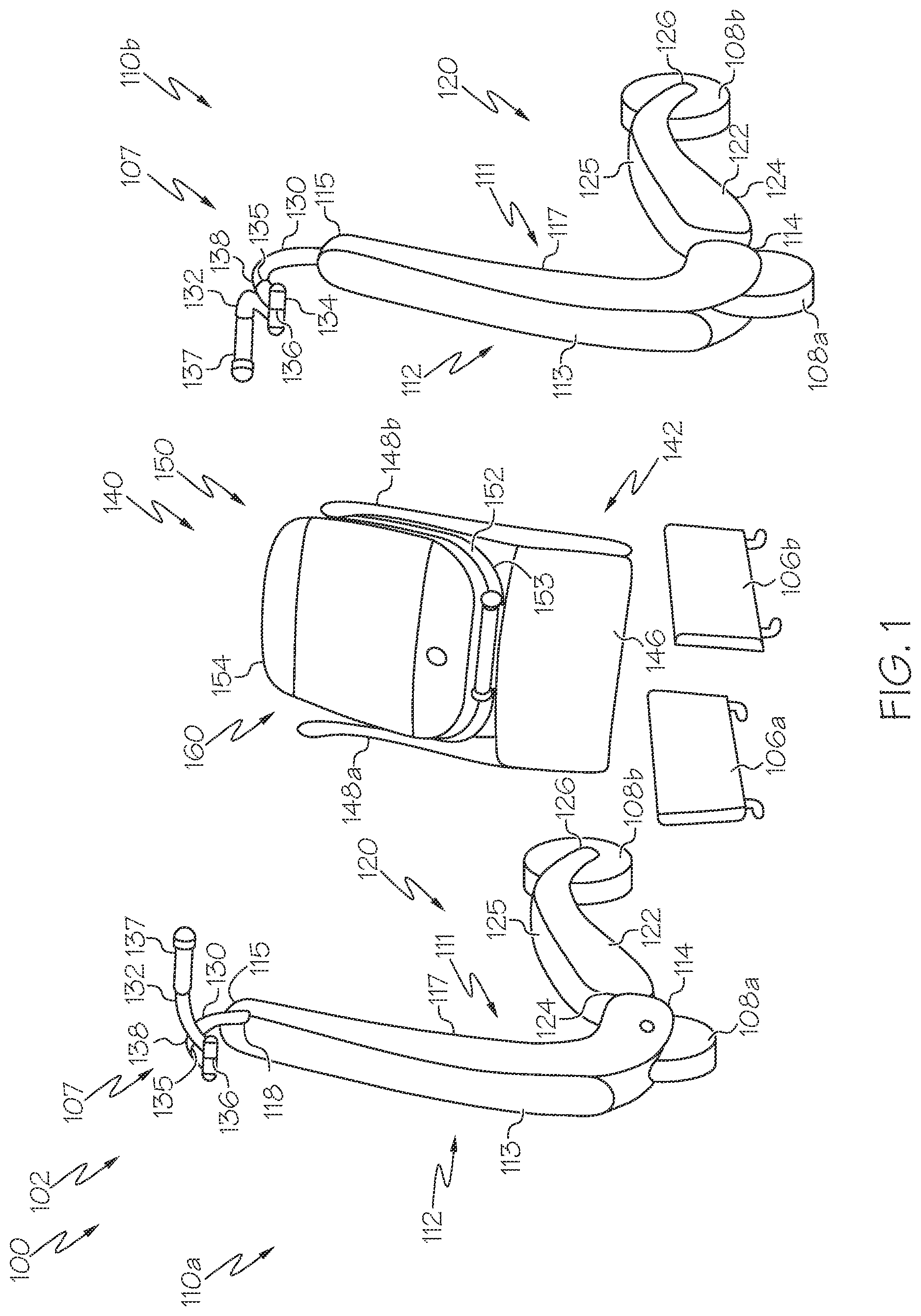Patent US12303438 Figure 1 – Multi-function mobility device