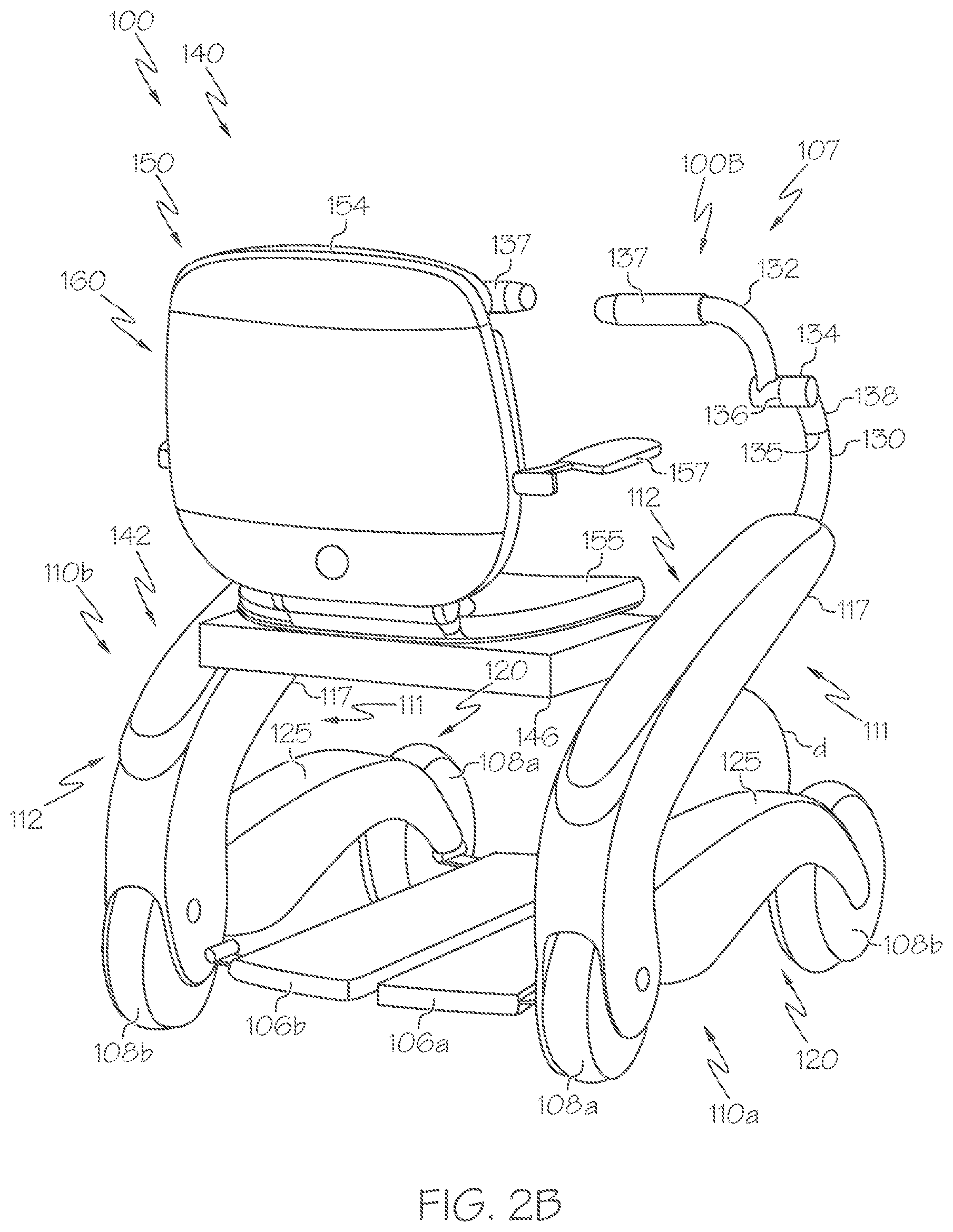 Patent US12303438 Figure 3 – Multi-function mobility device