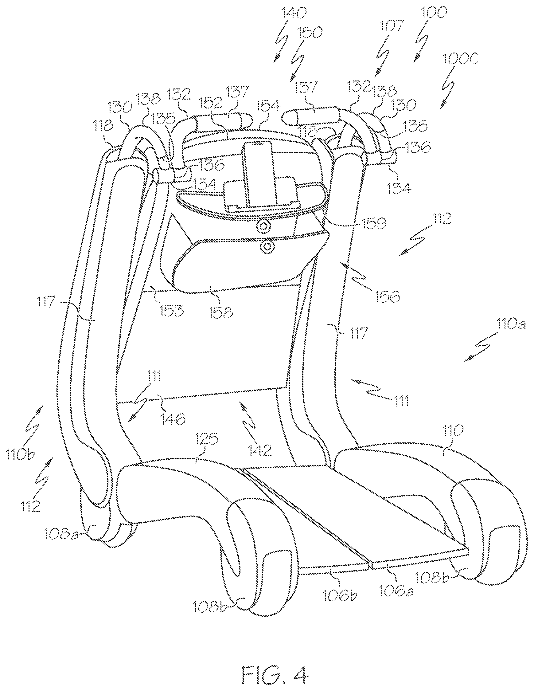 Patent US12303438 Figure 6 – Multi-function mobility device