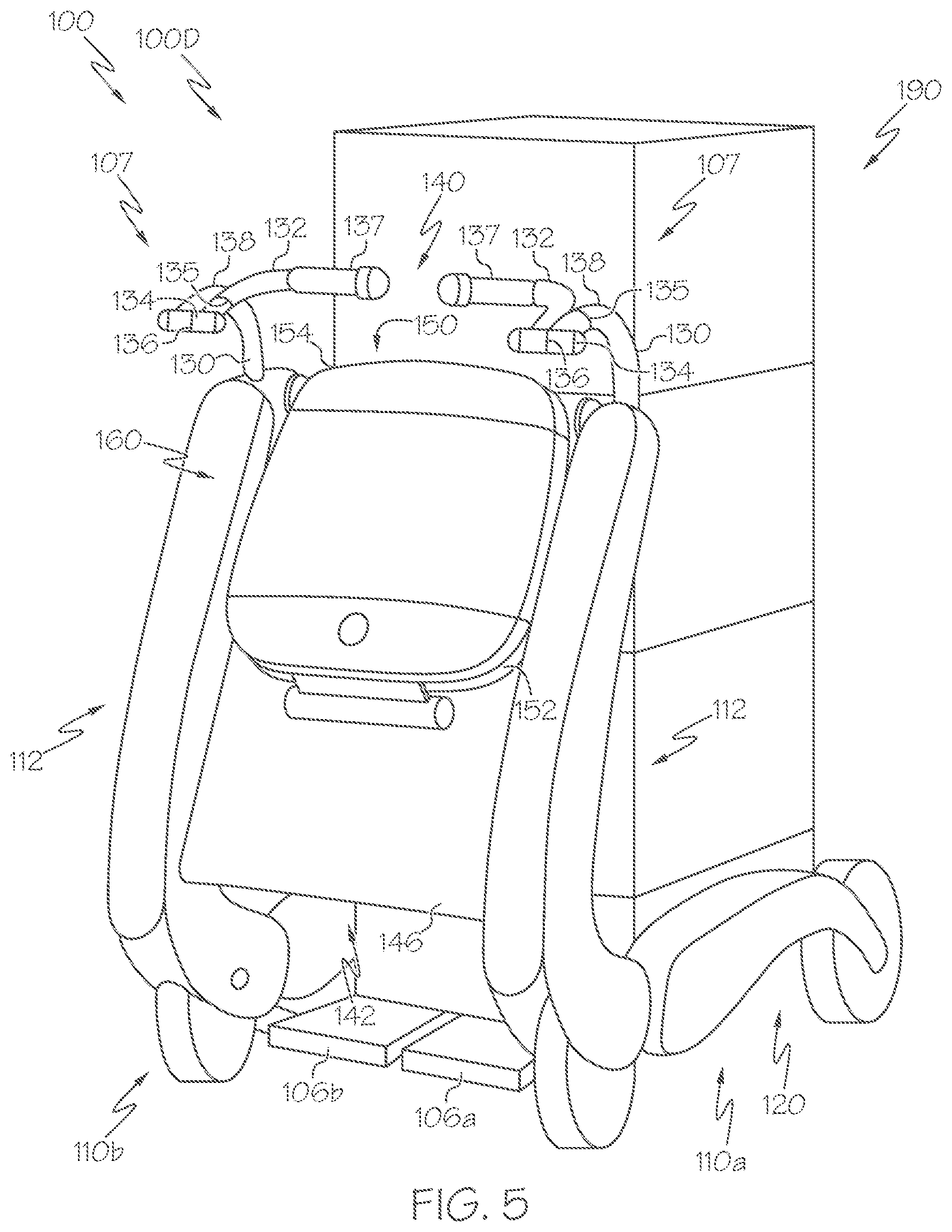 Patent US12303438 Figure 7 – Multi-function mobility device